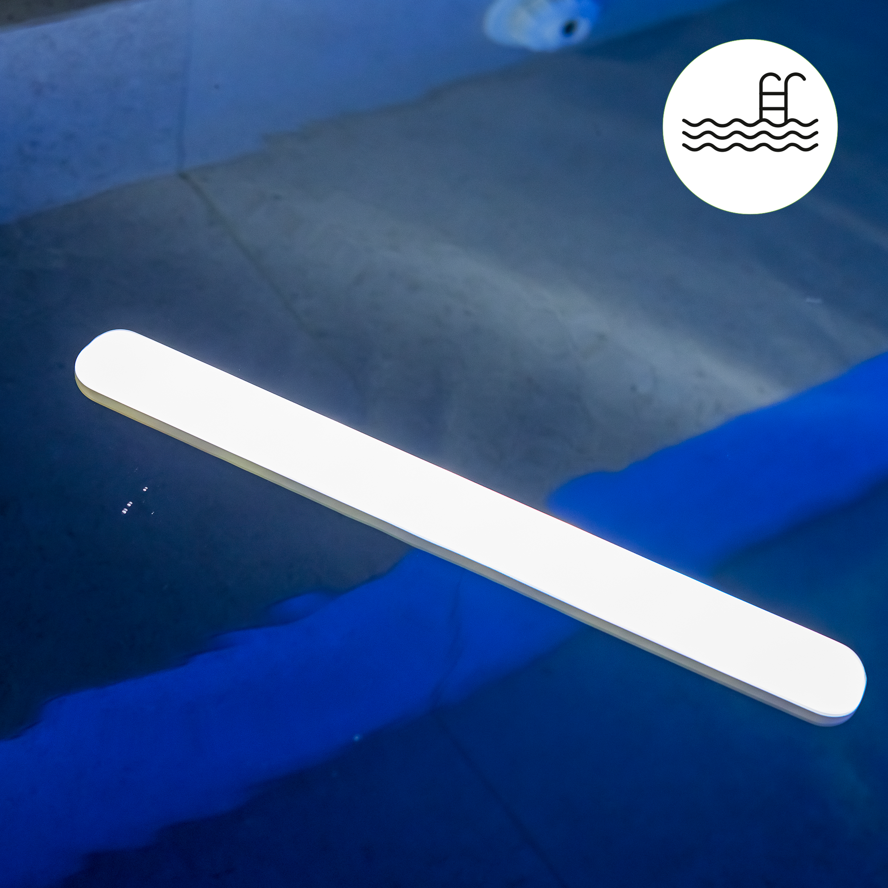 Eclairage de parasol Led USB 40 cm 1000 lumens IP68 Front INSPIRE - 3