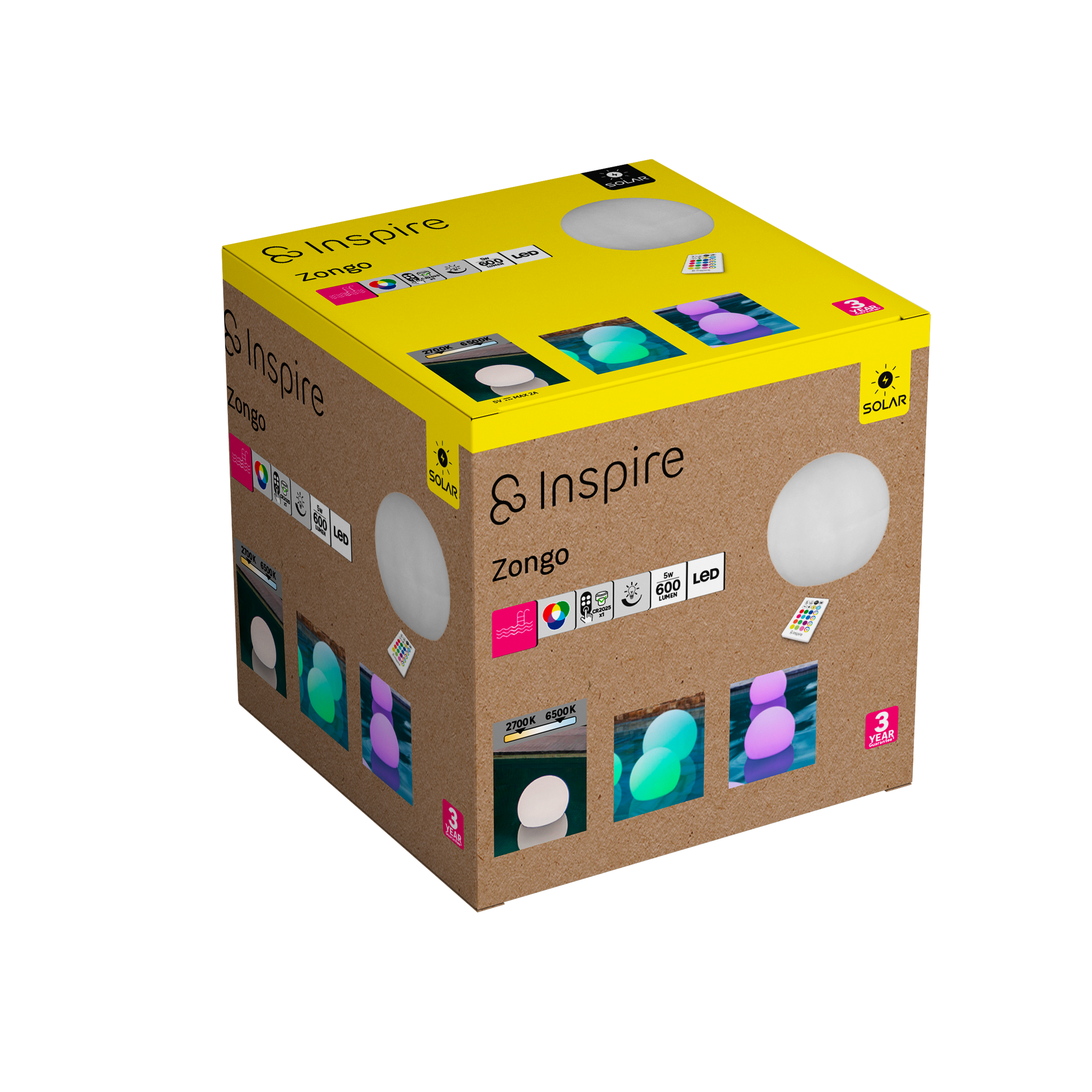 Kula solarna Zongo przenośna pływająca USB IP68 LED Inspire - 7