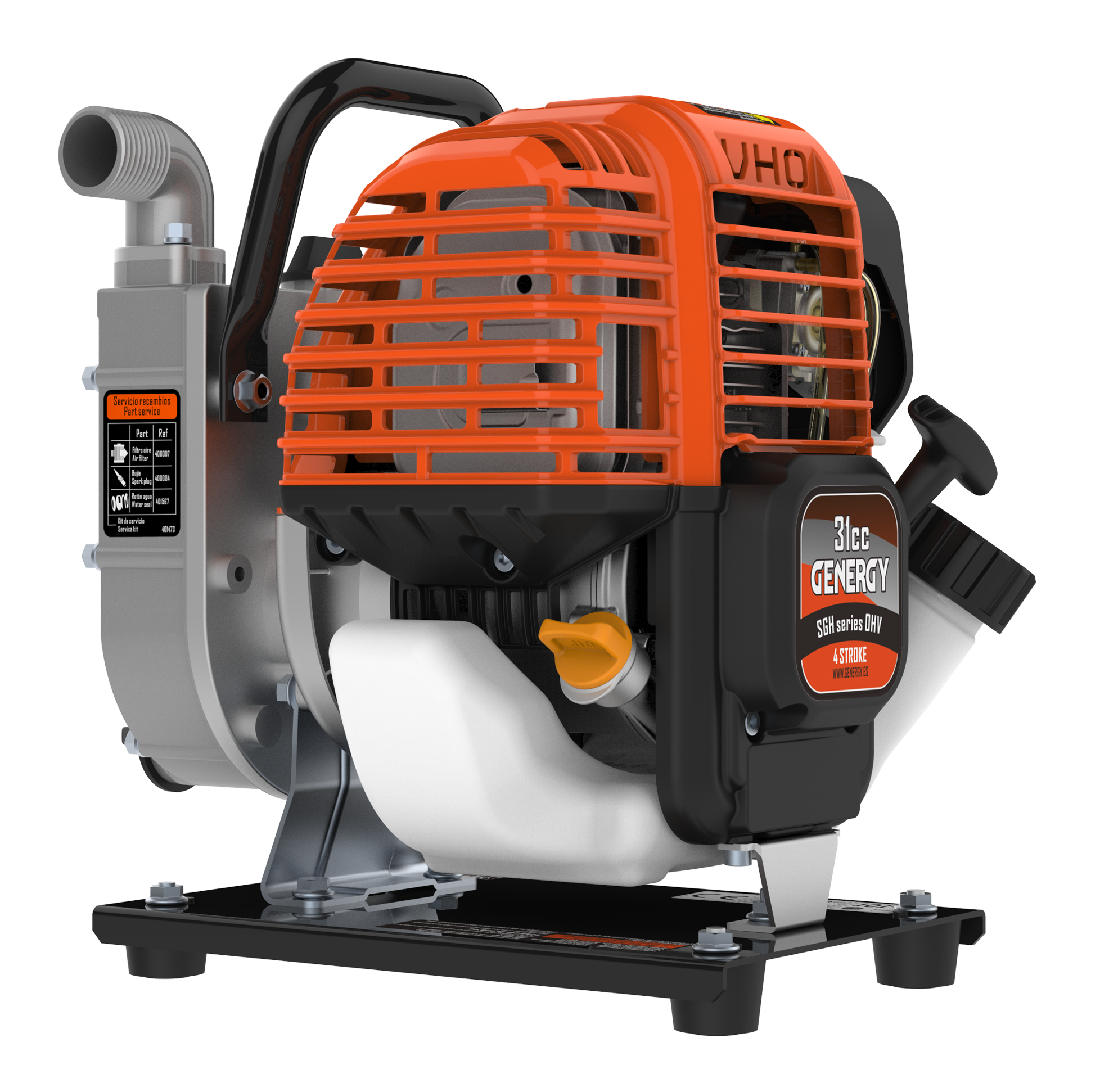 Motobomba genergy deva 8.000l/h de caudal máximo