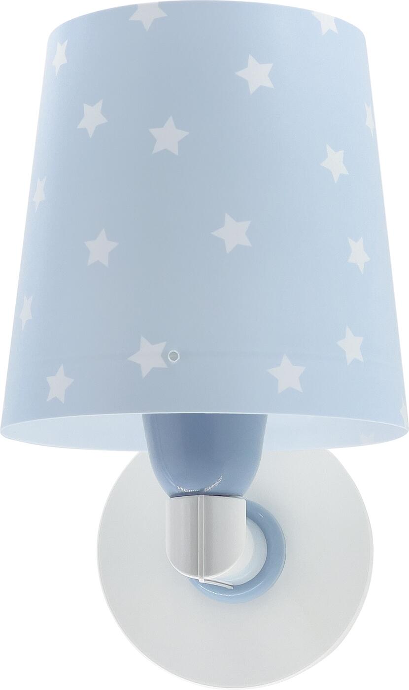 Aplique star light e27 azul infantil