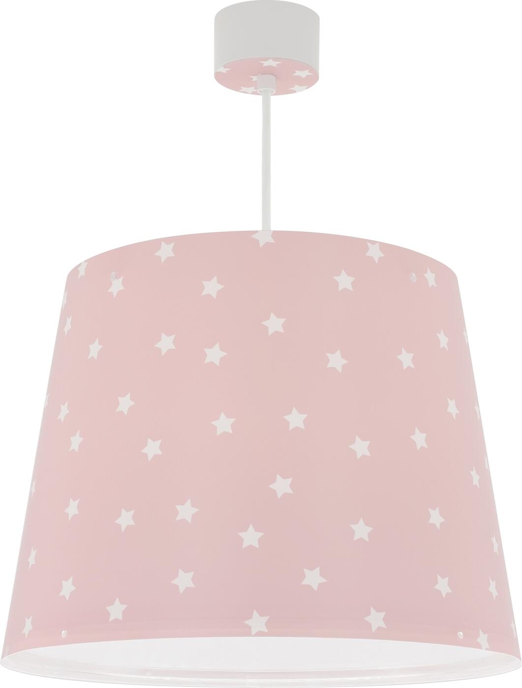 Lámpara de techo colgante rosa 1 luz E27 Star Light 33 cm - 4