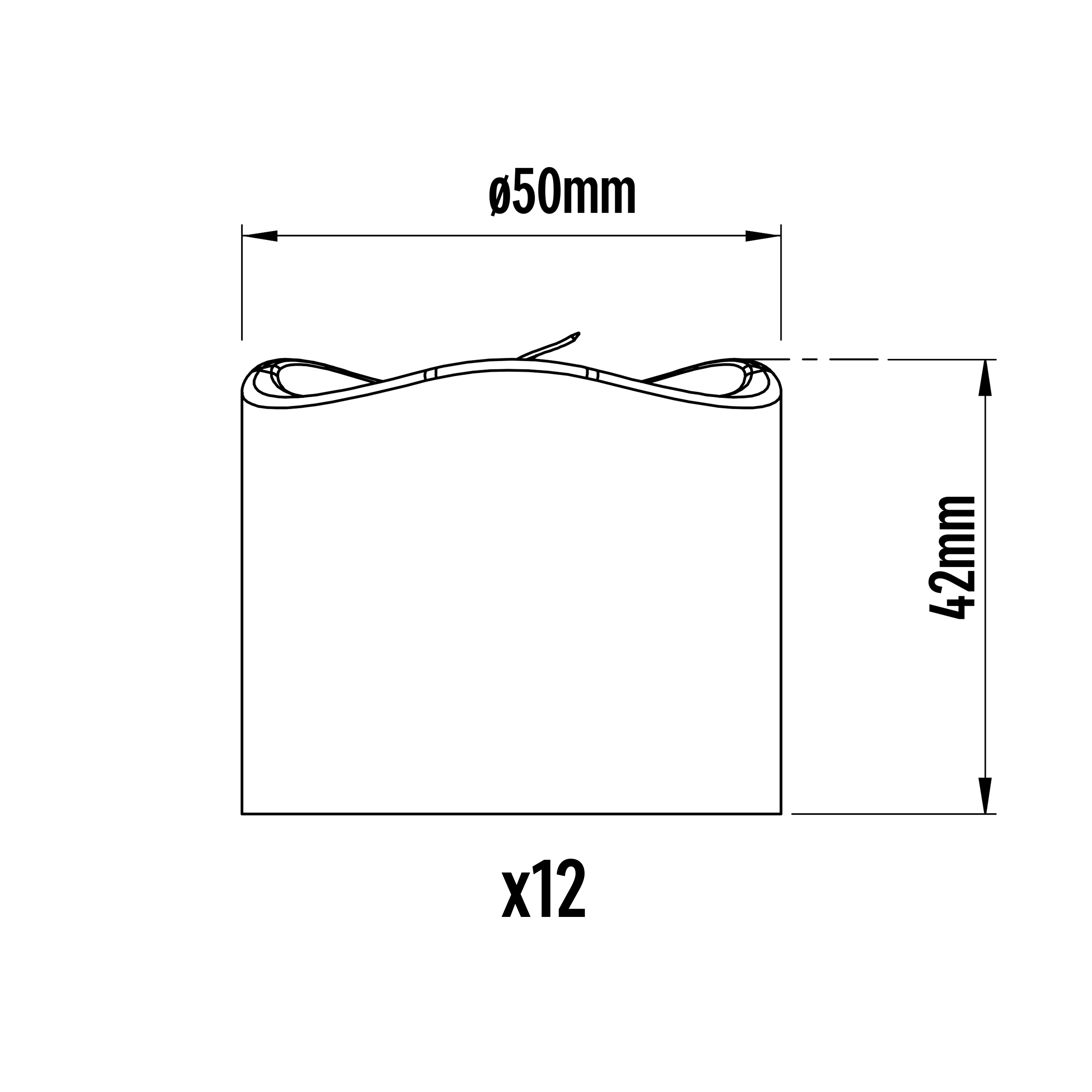 Pack 12 velas LED Buna USB 2200K IP44 Inspire - 7