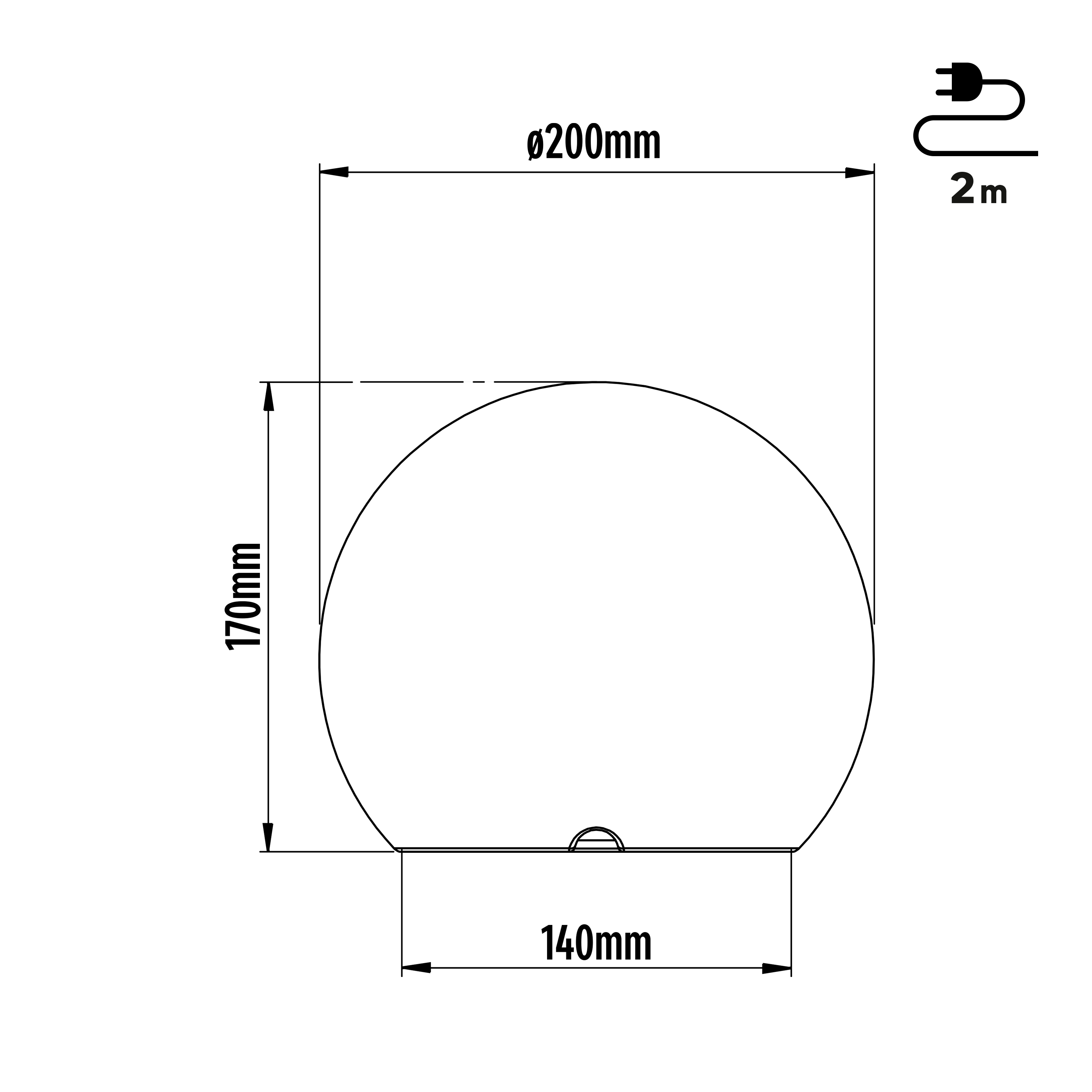 Boule lumineuse extérieure D.20 cm Zongo E27 blanc INSPIRE - 5