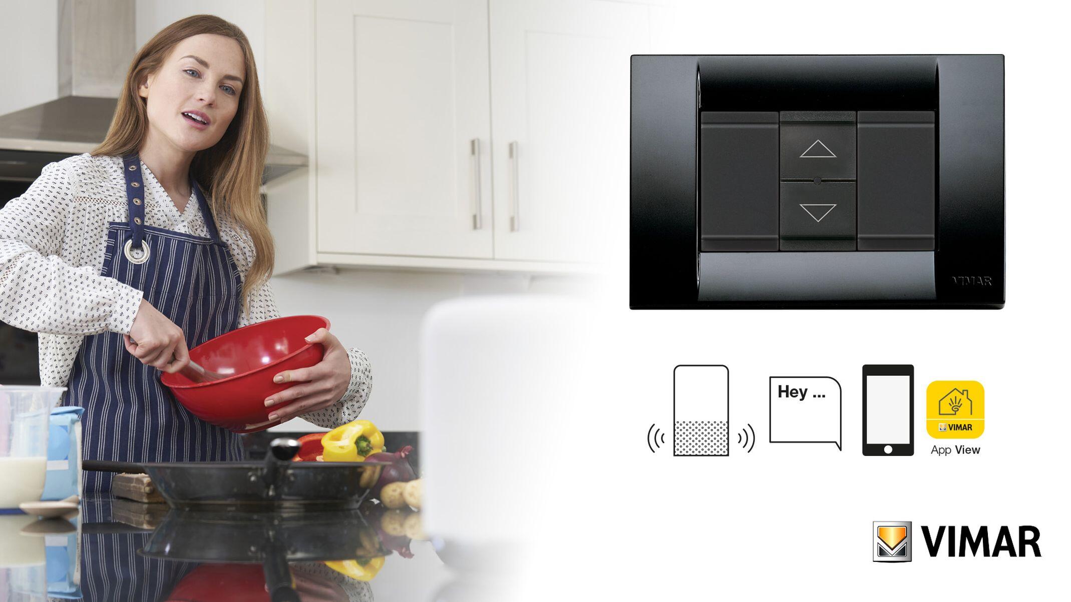 Modulo per comando smart Bluetooth ® VIMAR Attuatore tapparella grigio - 8