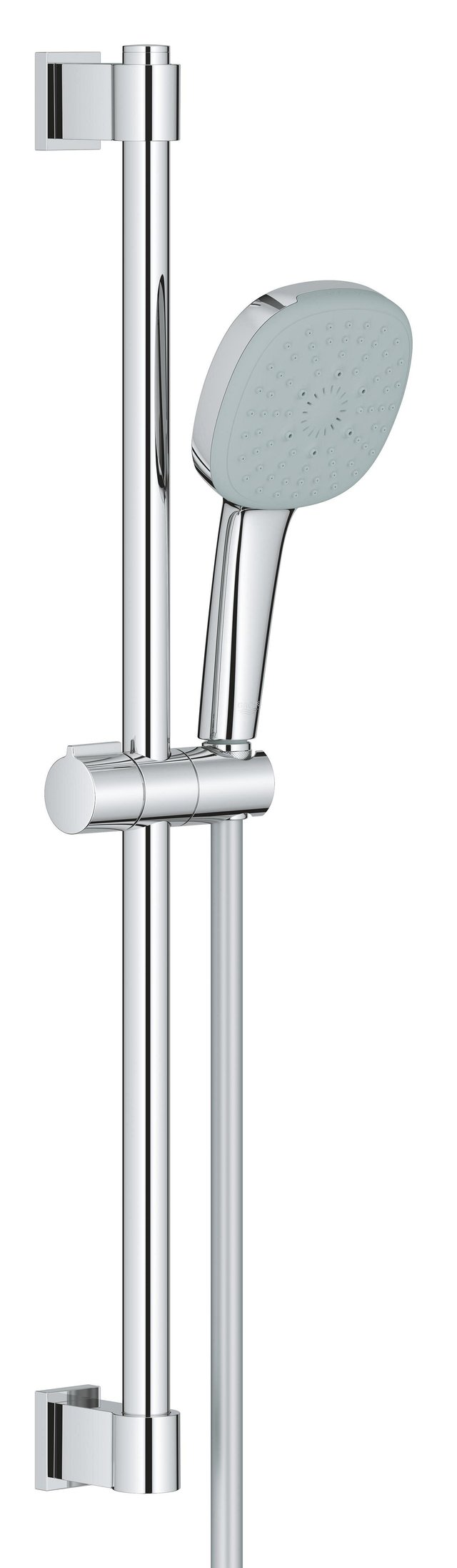 Pommeau de douche 3 jets, flexible et barre, GROHE, Vitalio Comfort Clova 3 jets