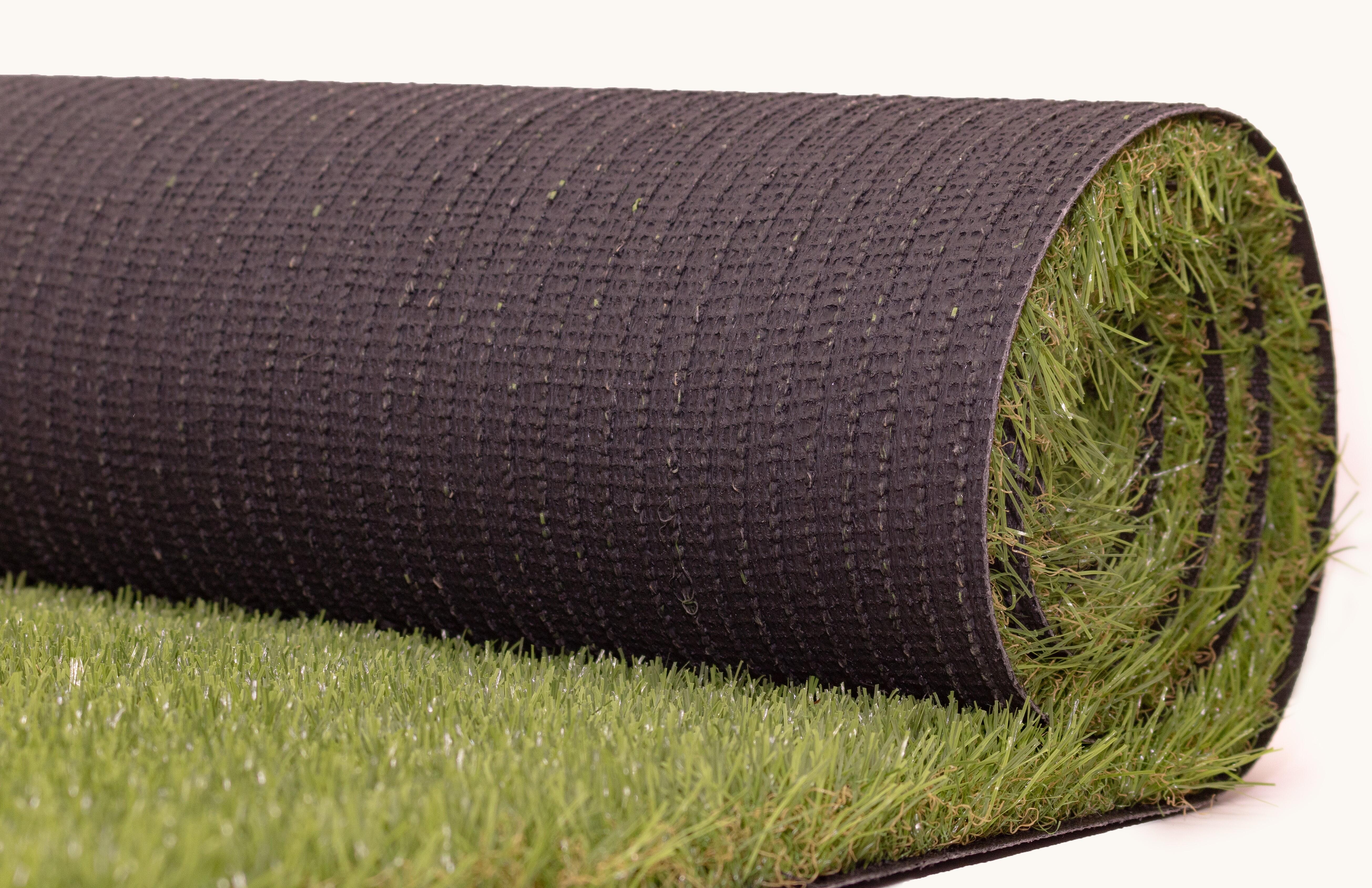 Rollo de césped artificial Laredo 2x5m 33 mm de altura de fibras y 27300 puntadas m² - 33