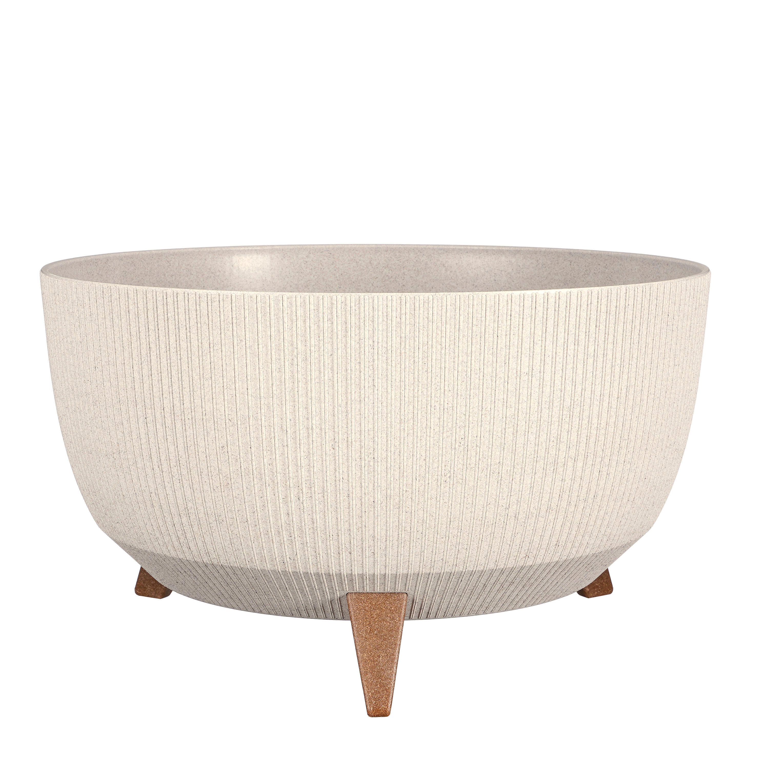 Maceta red doppio de polipropileno blanco 22x47cm