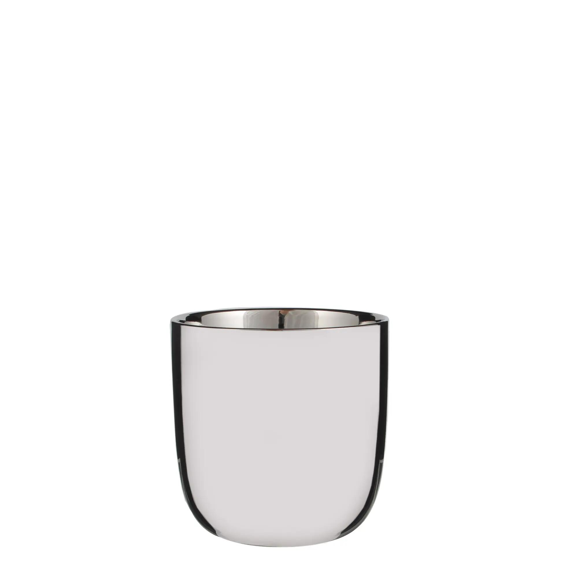 Maceta red chaz de cerámica plata 11cm