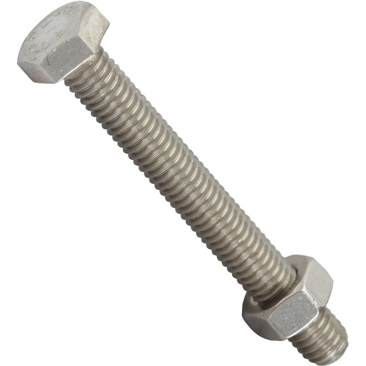 tornillo de rosca métrica con perno en acero inoxidable con cabeza hexagonal y 40 mm - 2