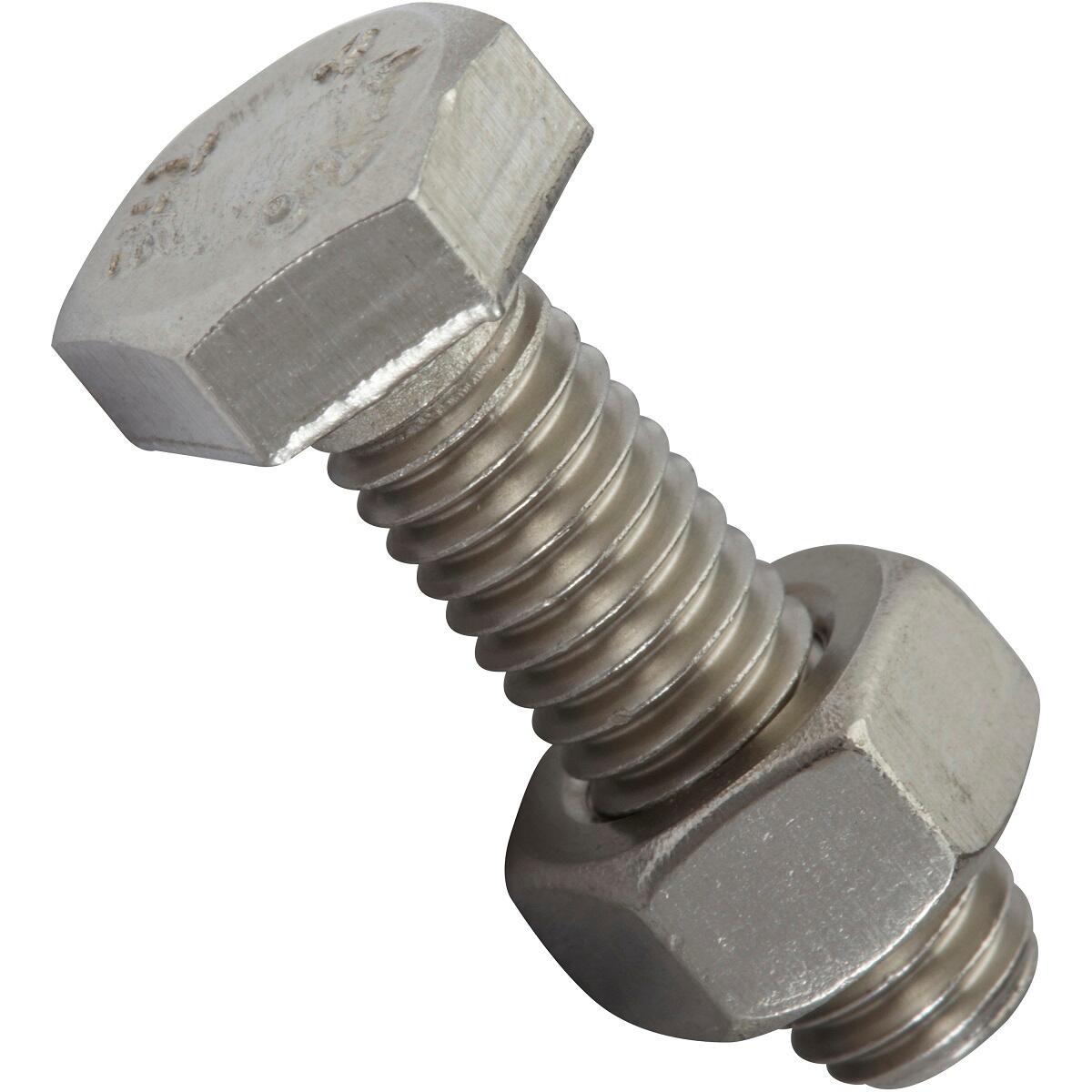 Parafuso cabeça sextavada hexagonal 12P 6x20 mm A4 Standers - 3