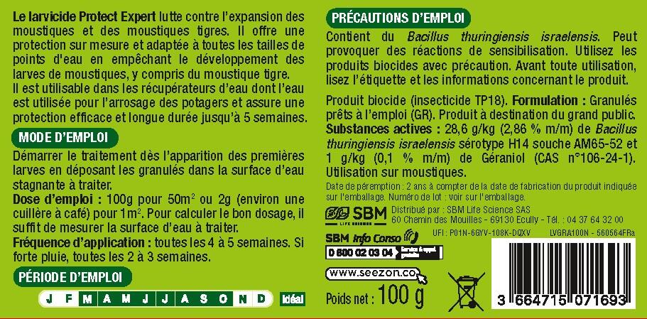 Larvicide PROTECT EXPERT 100G - 7