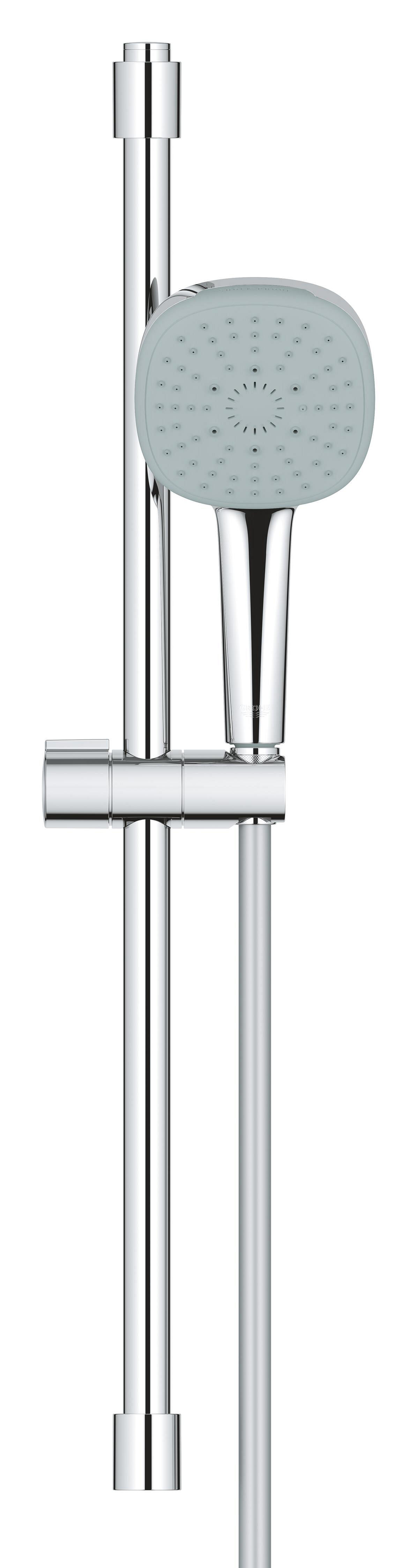 Alcachofa de ducha + flexo + barra GROHE  cromo con 3 funciones - 6