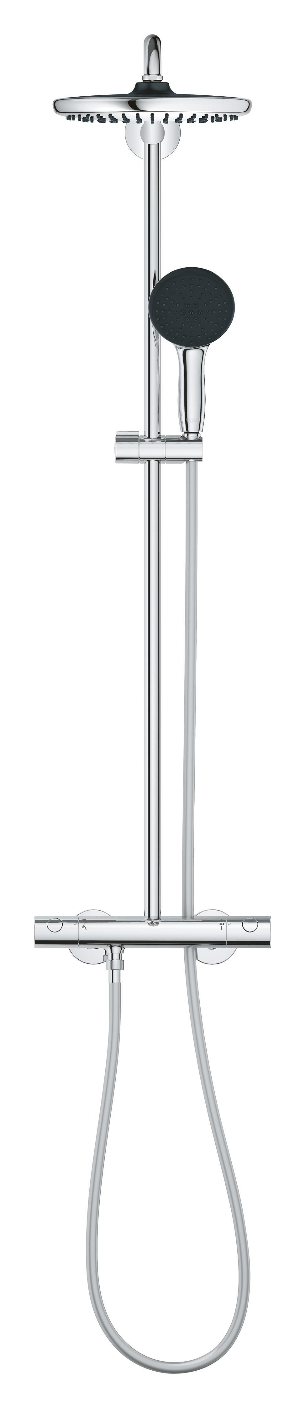 Colonne de douche thermostatique 2 jet(s) chrome Vitalio start 250 GROHE - 3