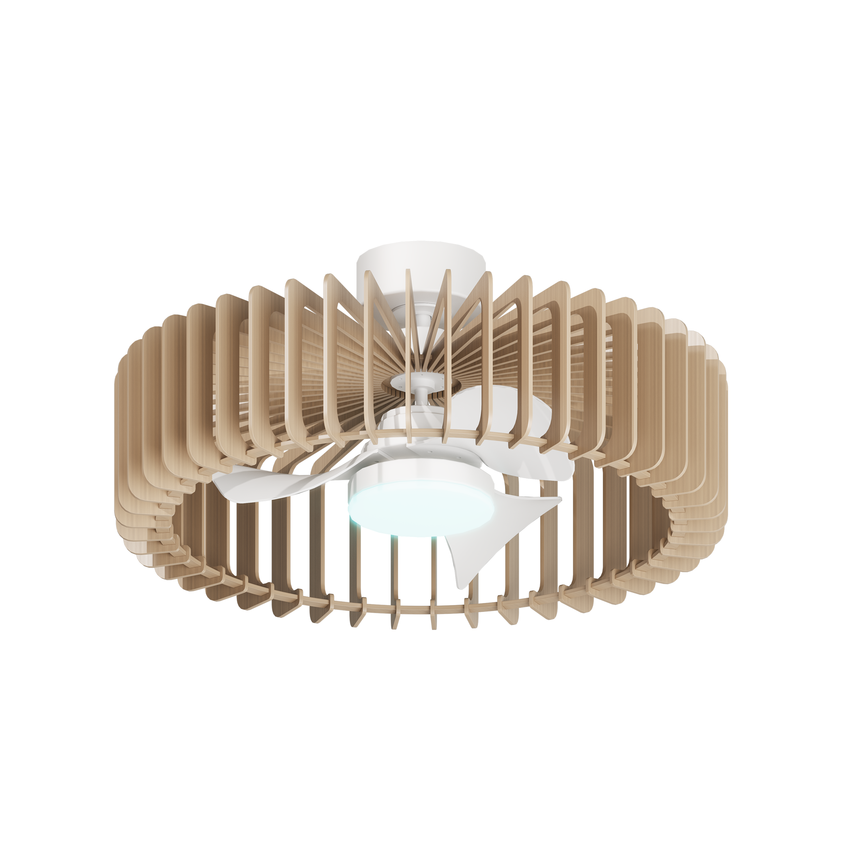 Ventoinha led PECAN 2700LM metal preto/branco regulável inspire - 15