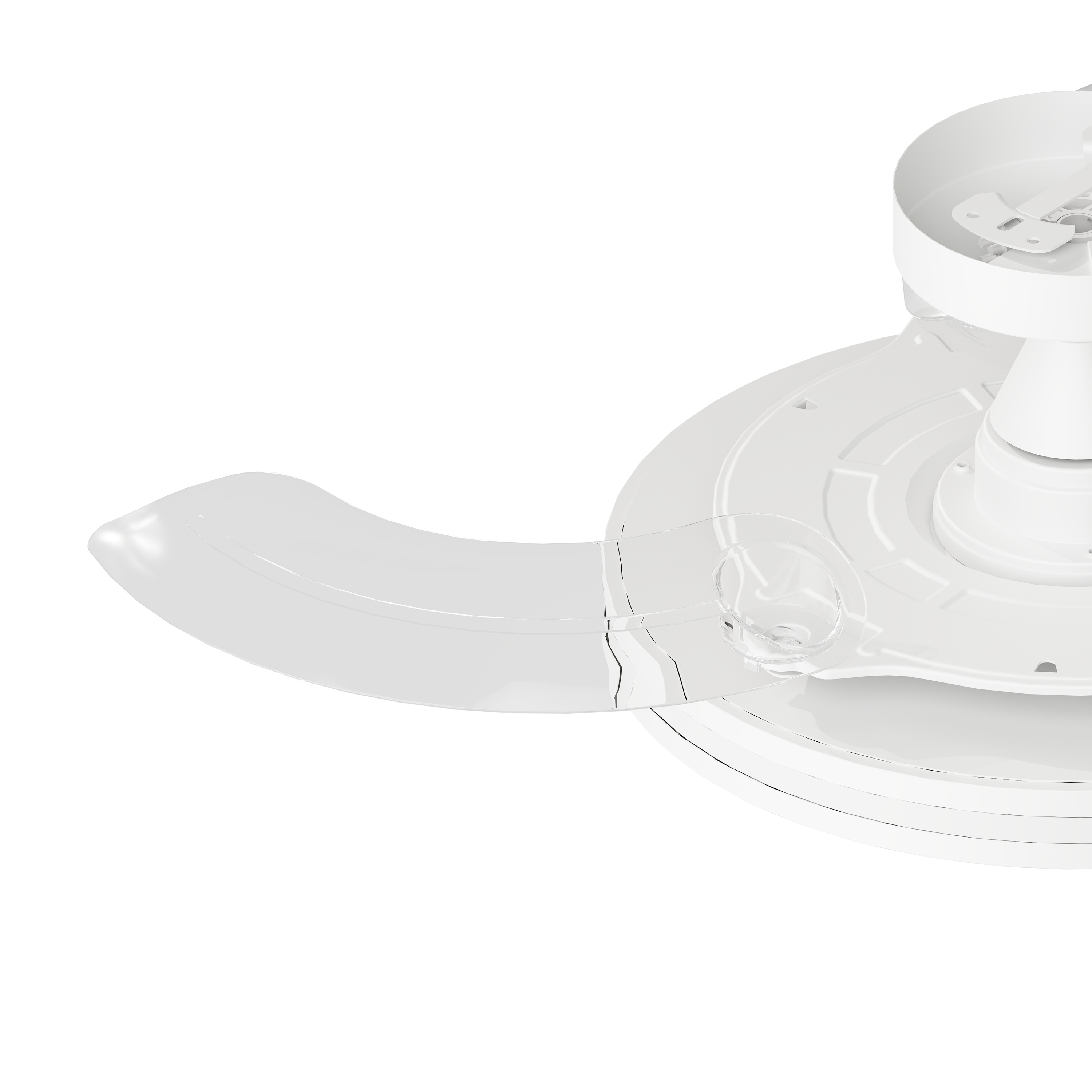 Ventoinha led VANESA M 4500/1200LM branco regulável inspire - 4