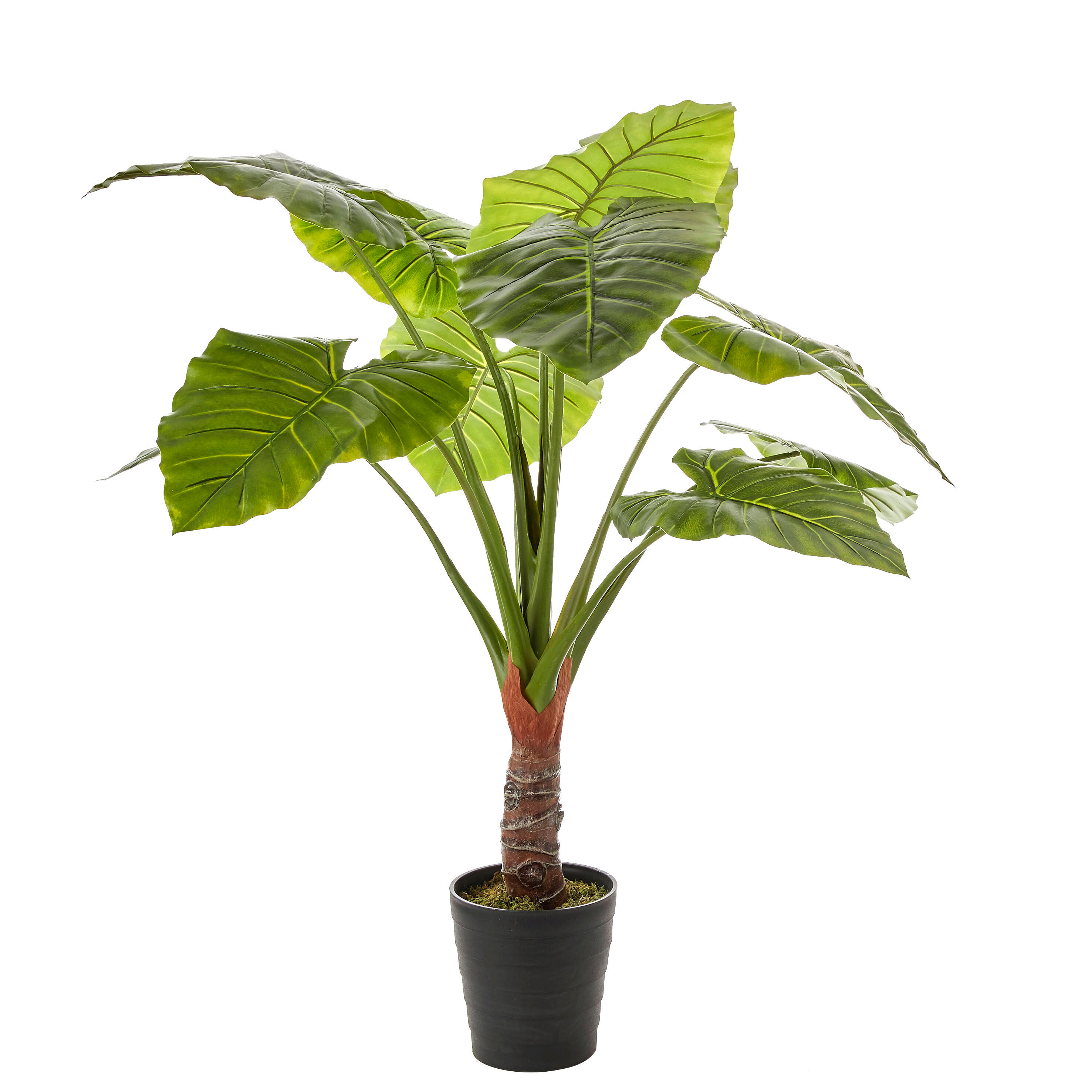 Planta artificial taro en maceta verde 130cm