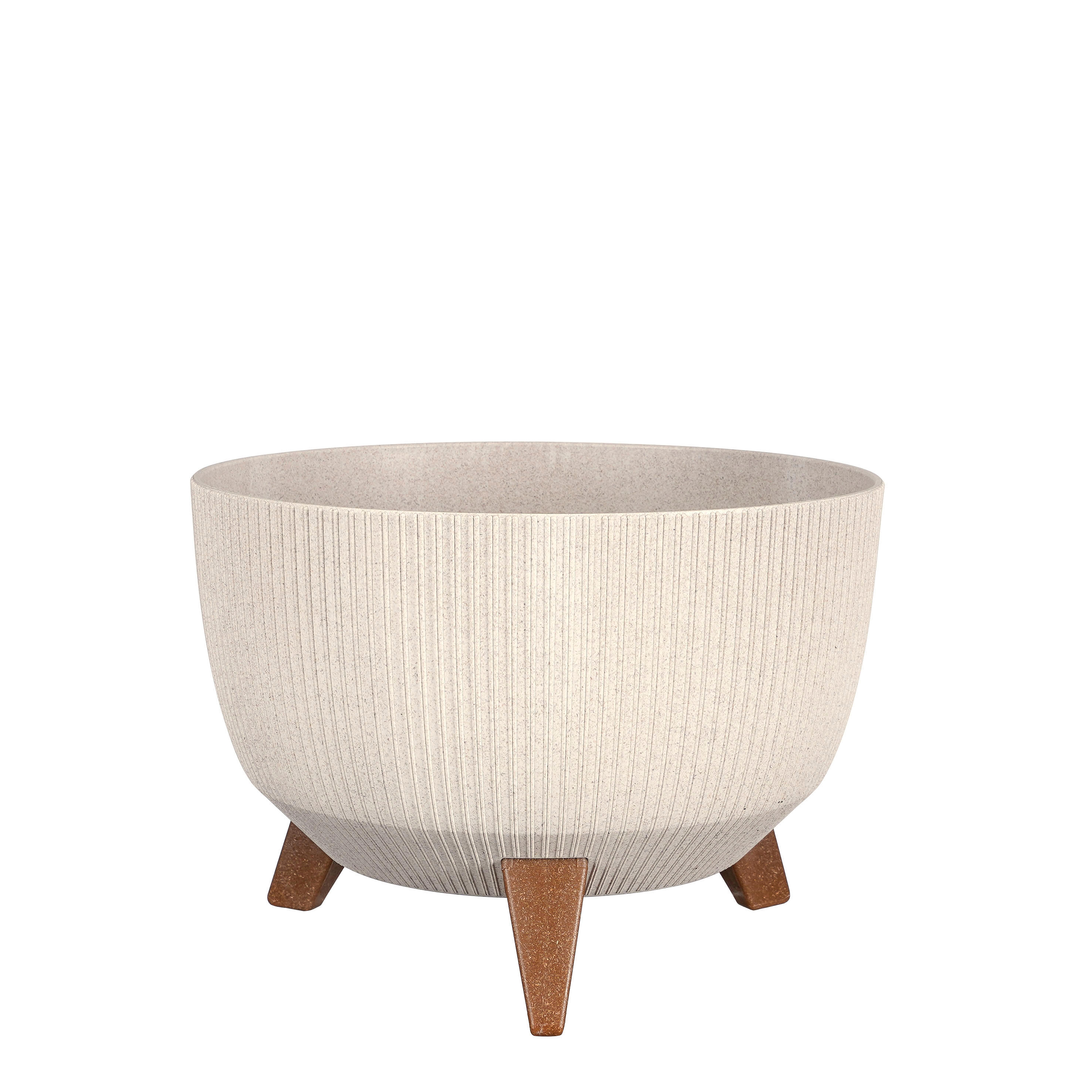 Maceta red doppio de polipropileno blanco 18x33cm