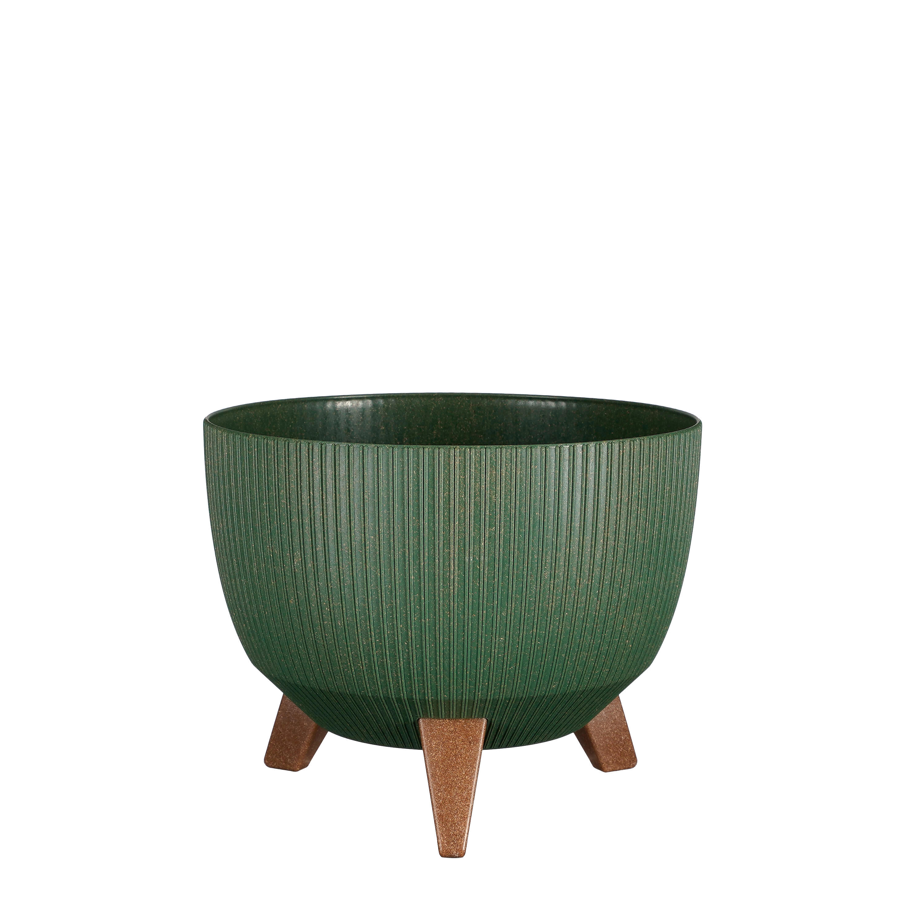 Maceta red doppio de polipropileno verde 18x29cm