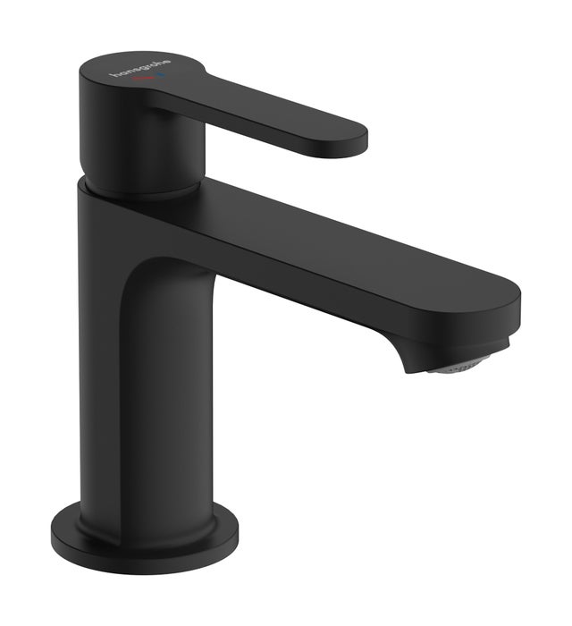 Mitigeur de lavabo noir brossé S, Stamis Eco, HANSGROHE
