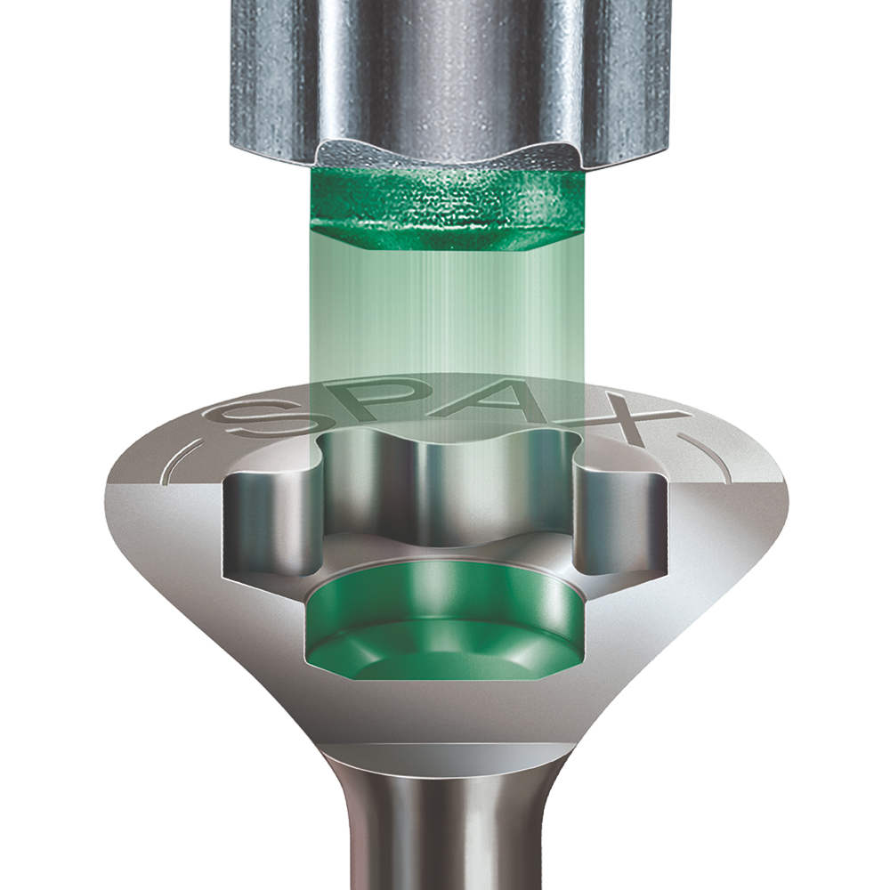 30 vis acier tête fraisée t-star+ SPAX, Ø6 x L.100 mm - 4