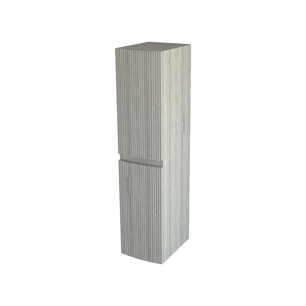 Colonna bagno Vague di Baden Haus P38 x L30 x H130 cm rovere sbiancato cannettato - 2