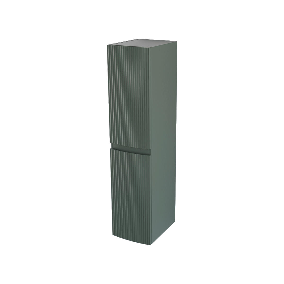 Colonna bagno Vague di Baden Haus 2 ante P 38 x L 30 x H 130 cm verde cannettato - 2