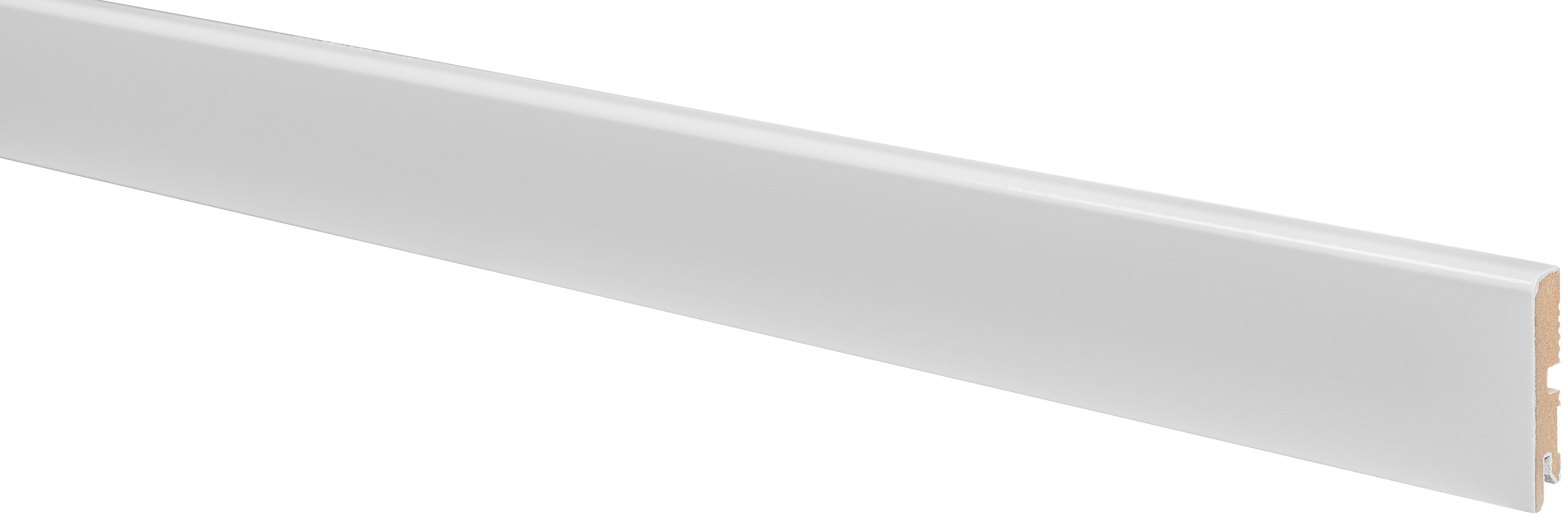 Listwa przypodłogowa MDF biała połysk LB1 8 cm Foge