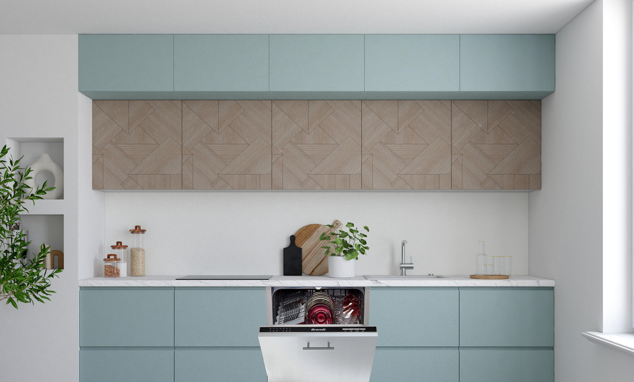 Lave-vaisselle encastrable L45 cm BRANDT BDE0247J, 10 couverts - 3