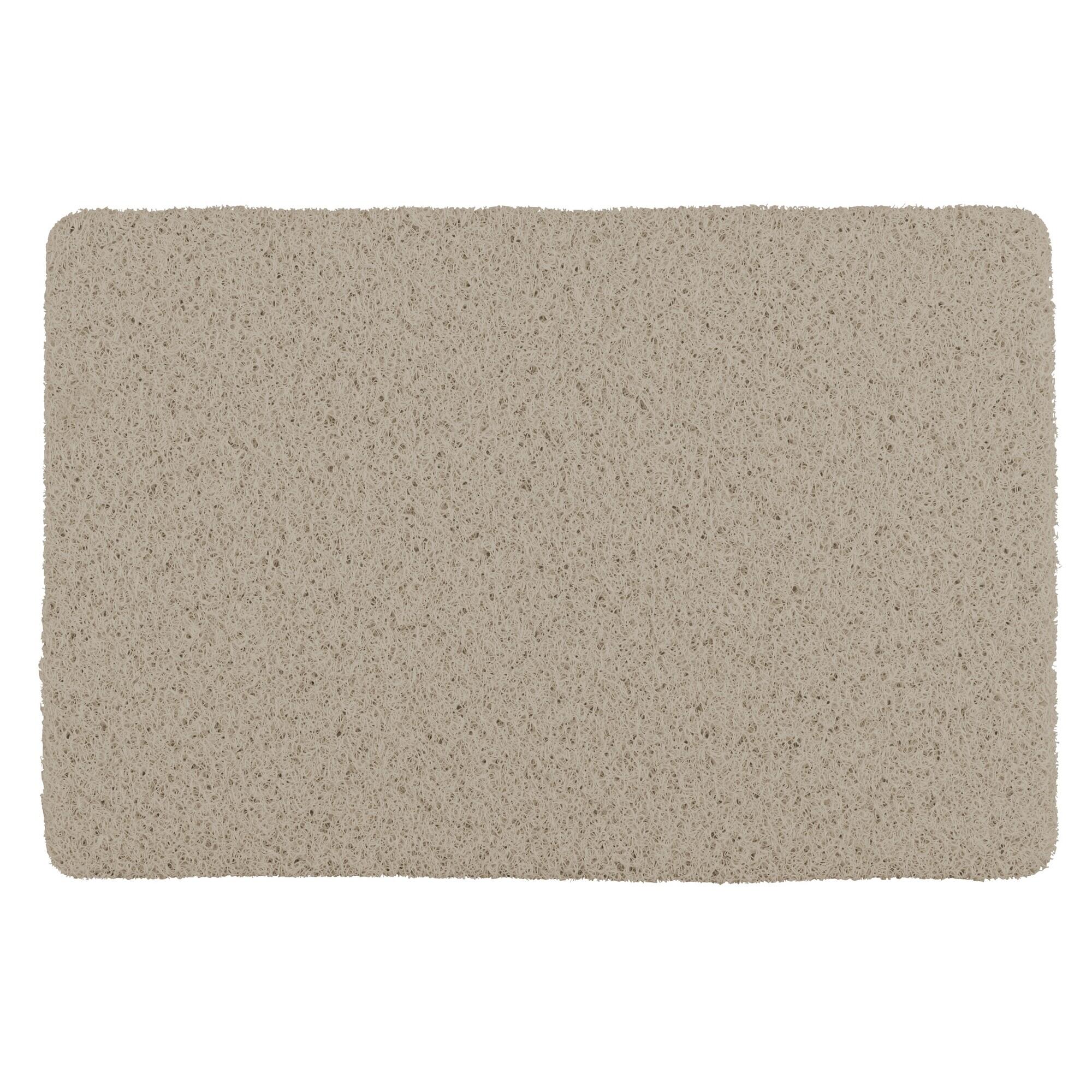 Alfombra antideslizante loop marrón 40x60 cm