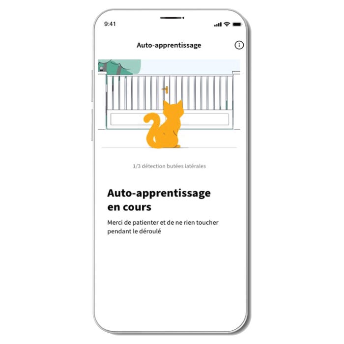 Image informative sur la motorisation connectée à vérins pour portail battant Extel Umii XV250