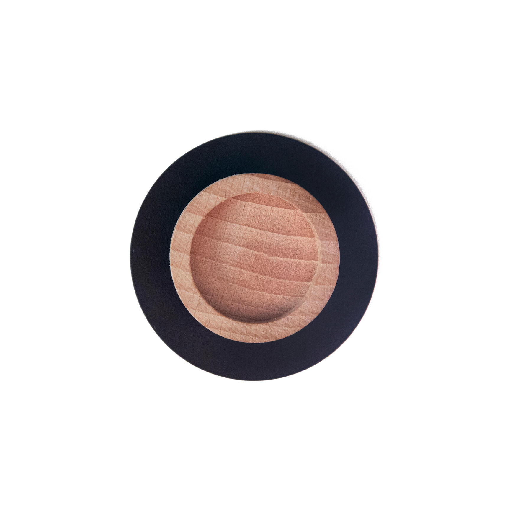 Percha/perchero Sagunto acero negro  con 1 gancho - 3