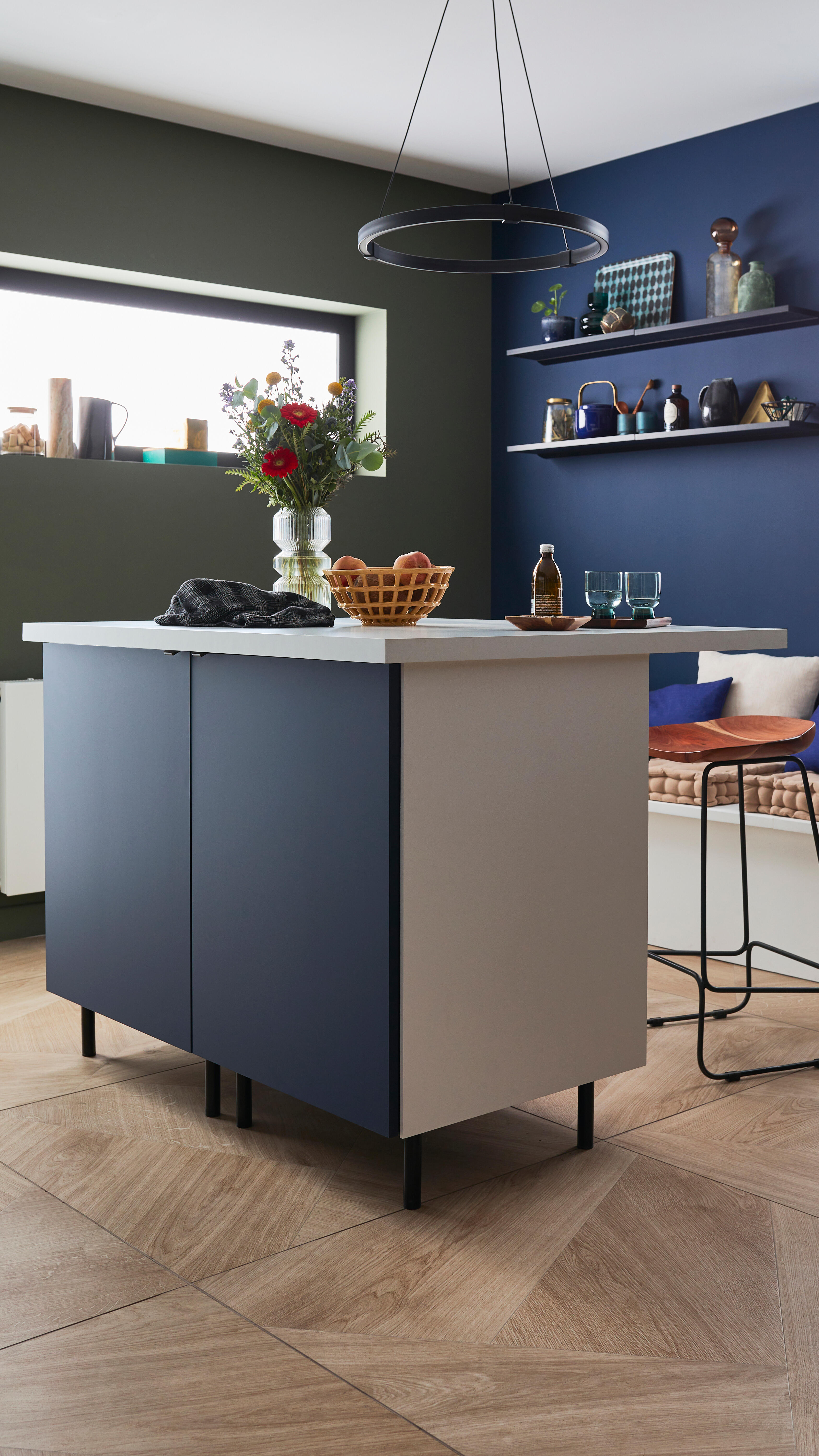 Poignée de meuble Neo, aluminium noir laqué, entraxe 32 mm - 4