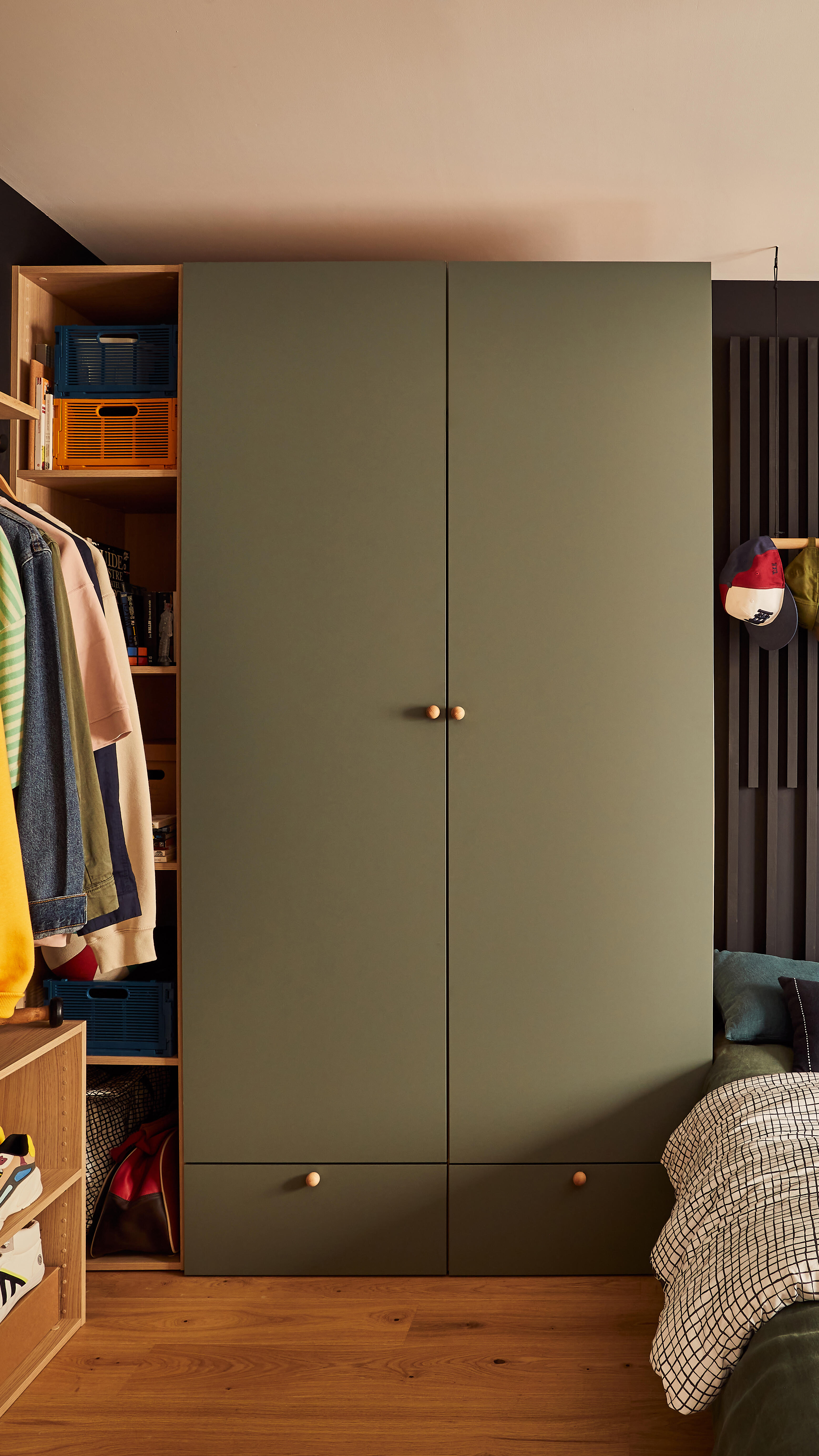 Porte battante SPACEO Evo'M Vienne Gris Vert H.204,8 X L.60 cm - 11