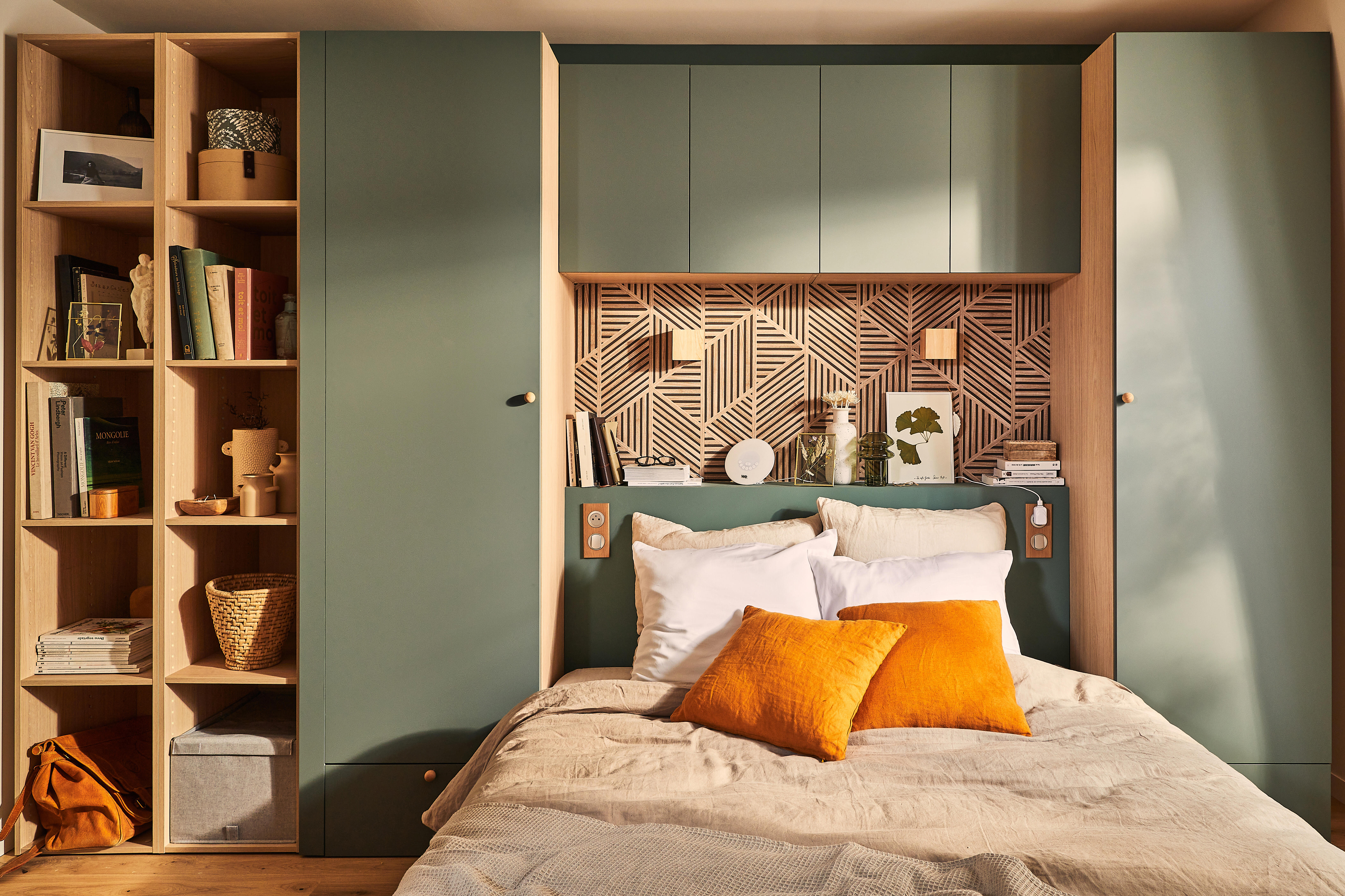 Porte battante SPACEO Evo'M Vienne Gris Vert H.204,8 X L.60 cm - 6