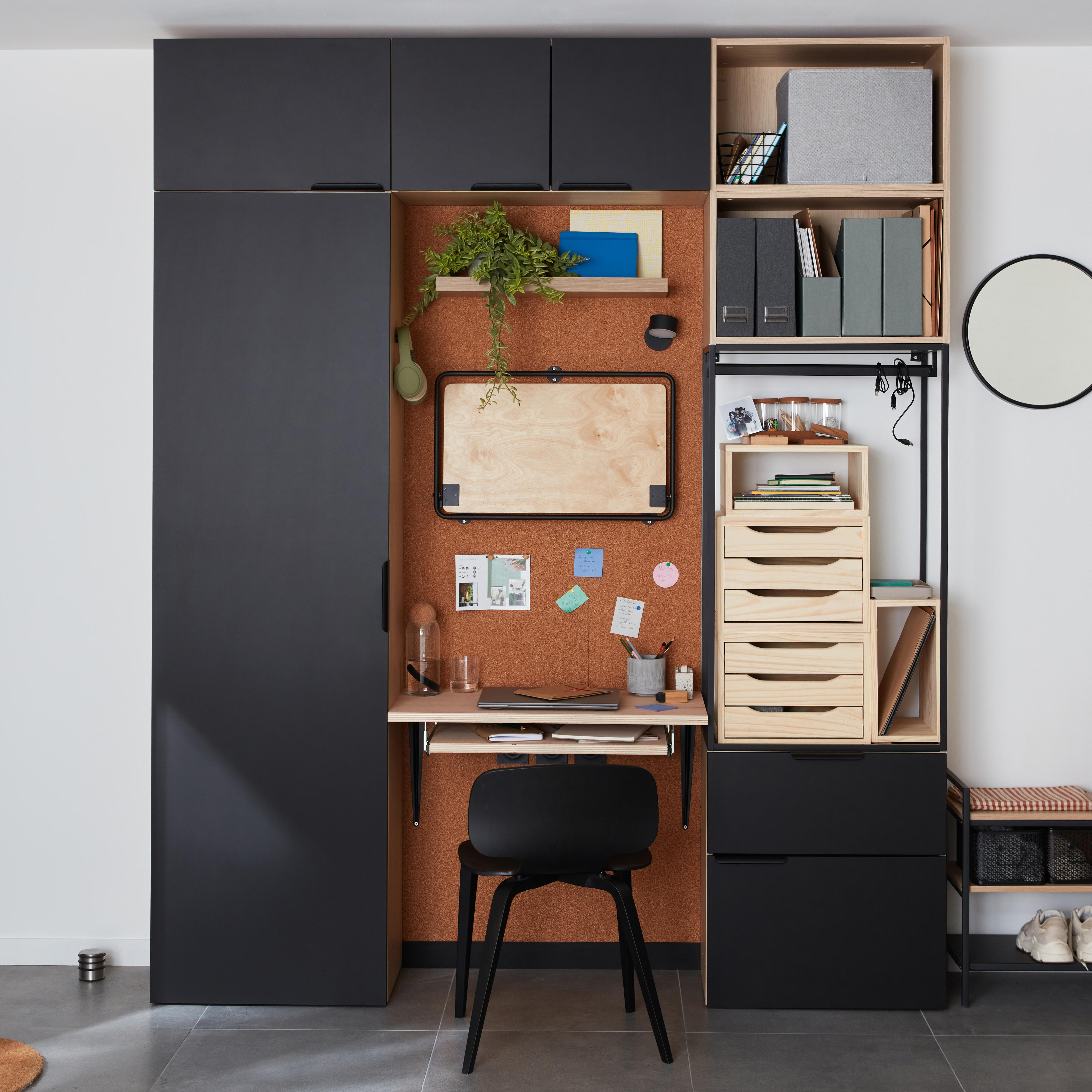 Móvel inferior Spaceo Evo'M 60x38x64cm carvalho - 13