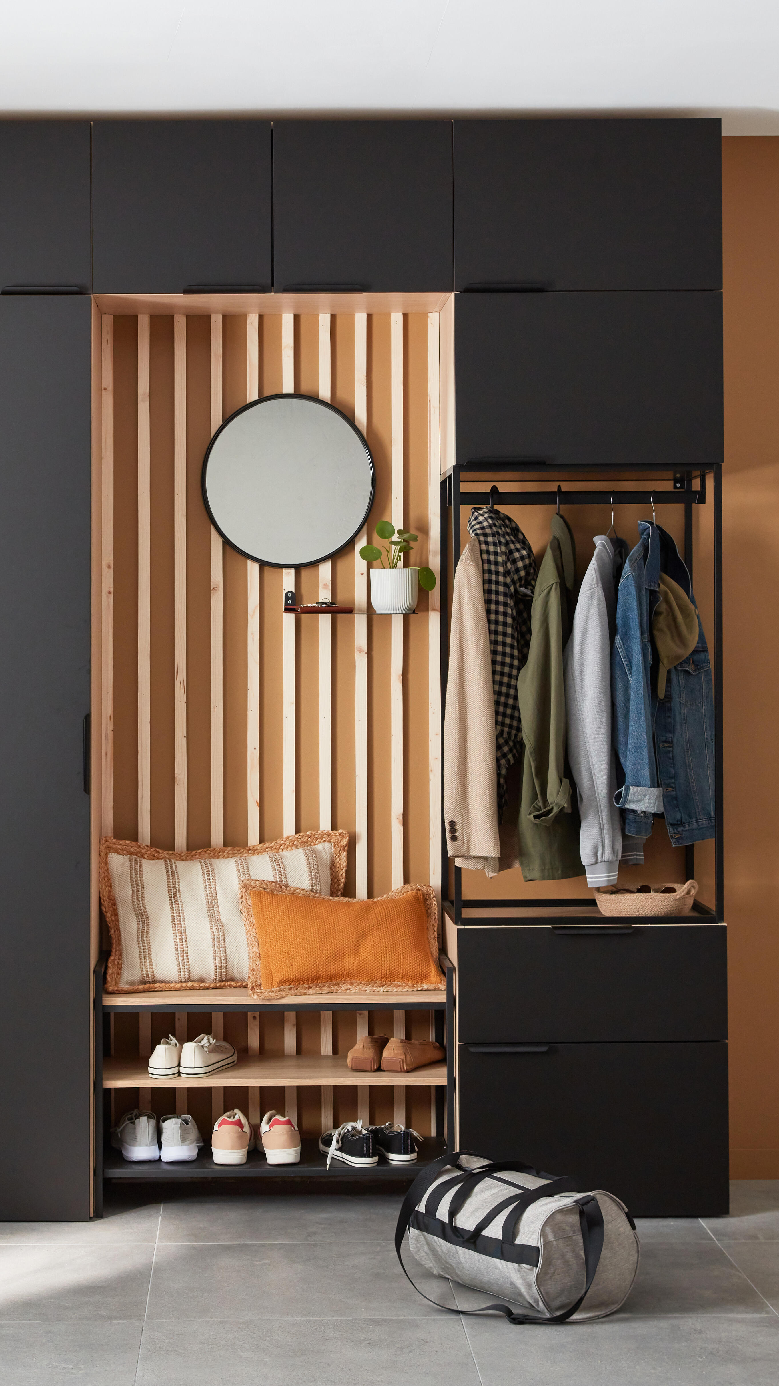 Móvel inferior Spaceo Evo'M 60x38x64cm carvalho - 17