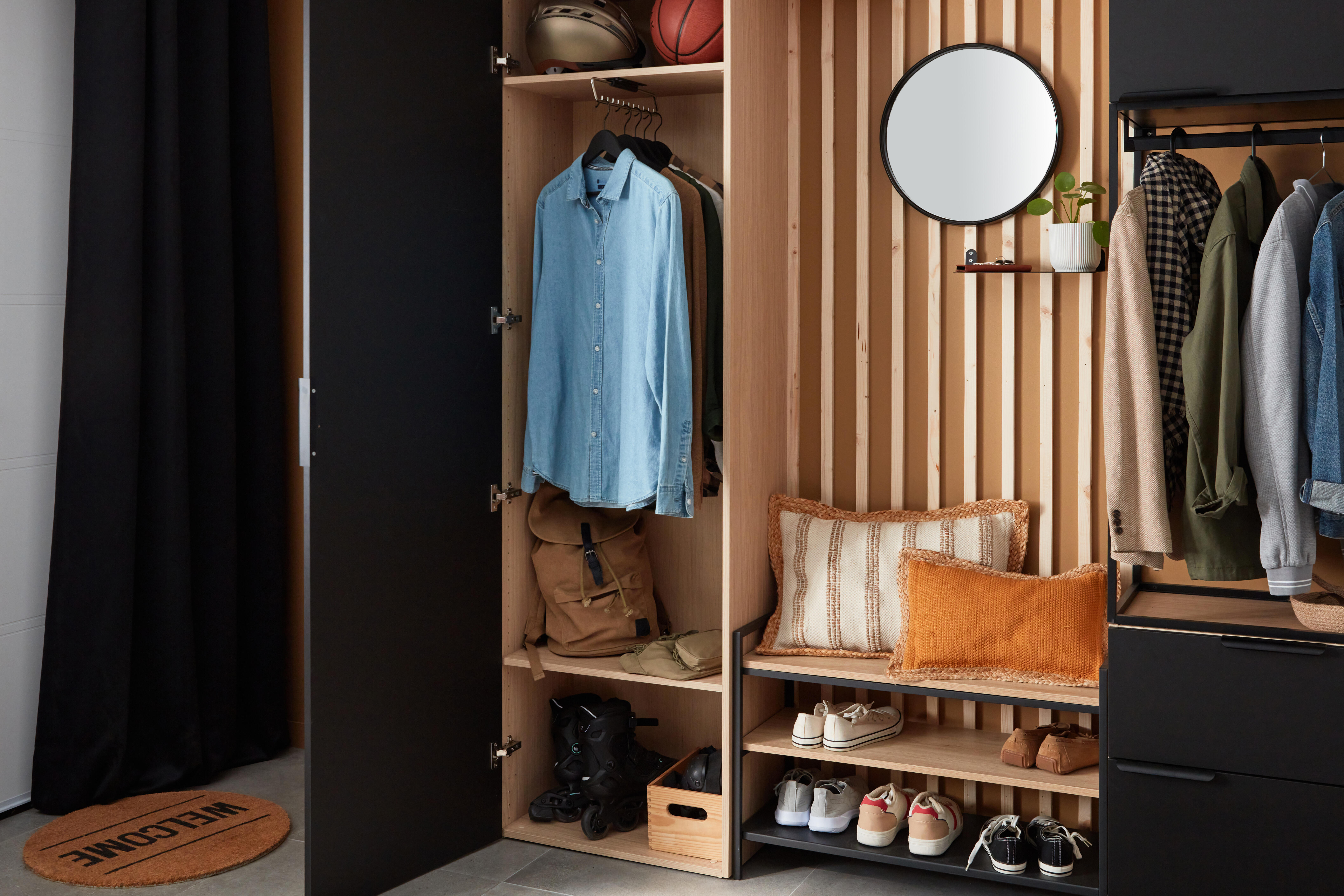 Range-chaussures à poser, SPACEO Frame 10 paires maximum H.55 x l.80 cm - 11