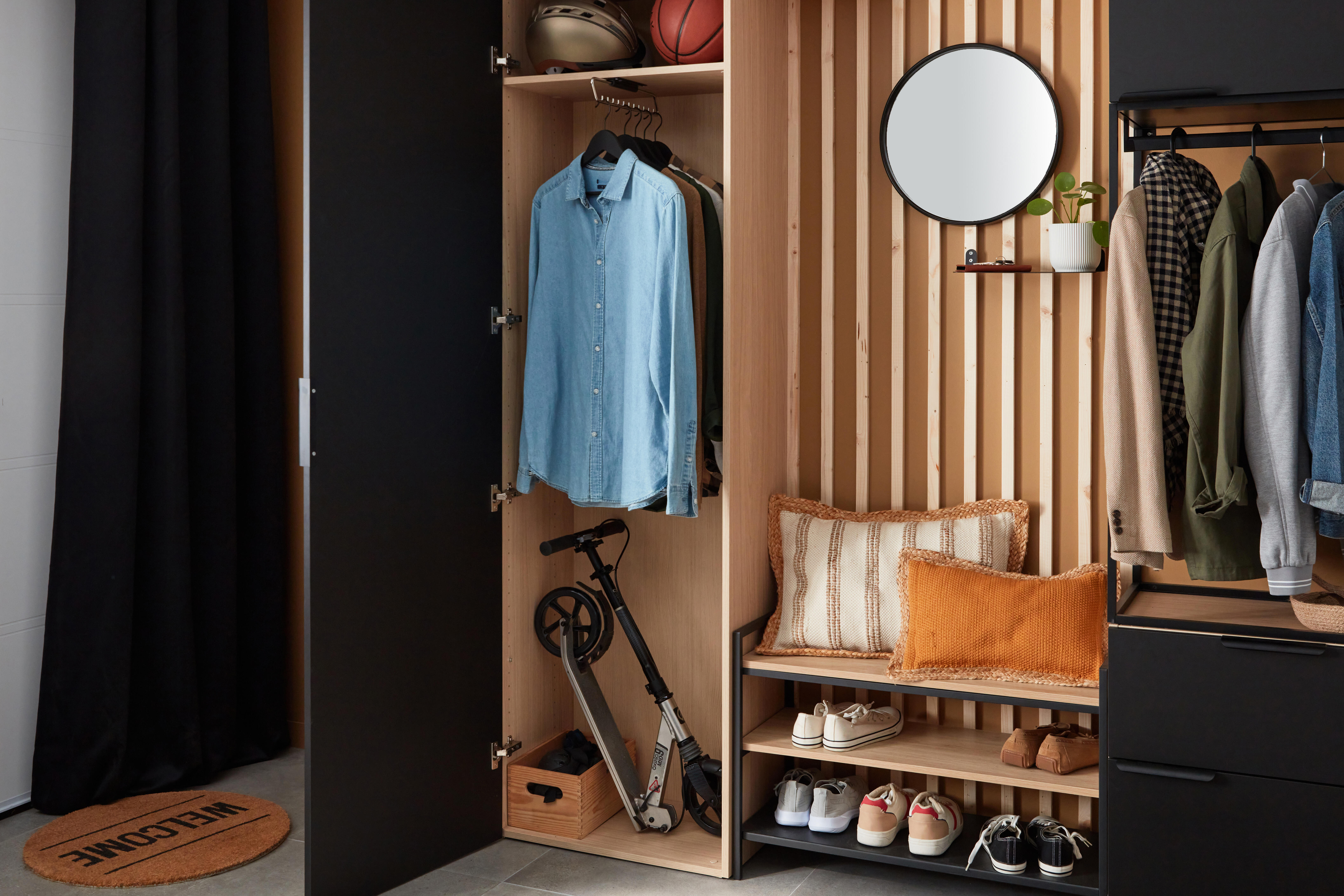 Miroir rond polypropylène noir Sweet INSPIRE diam.42 cm - 13