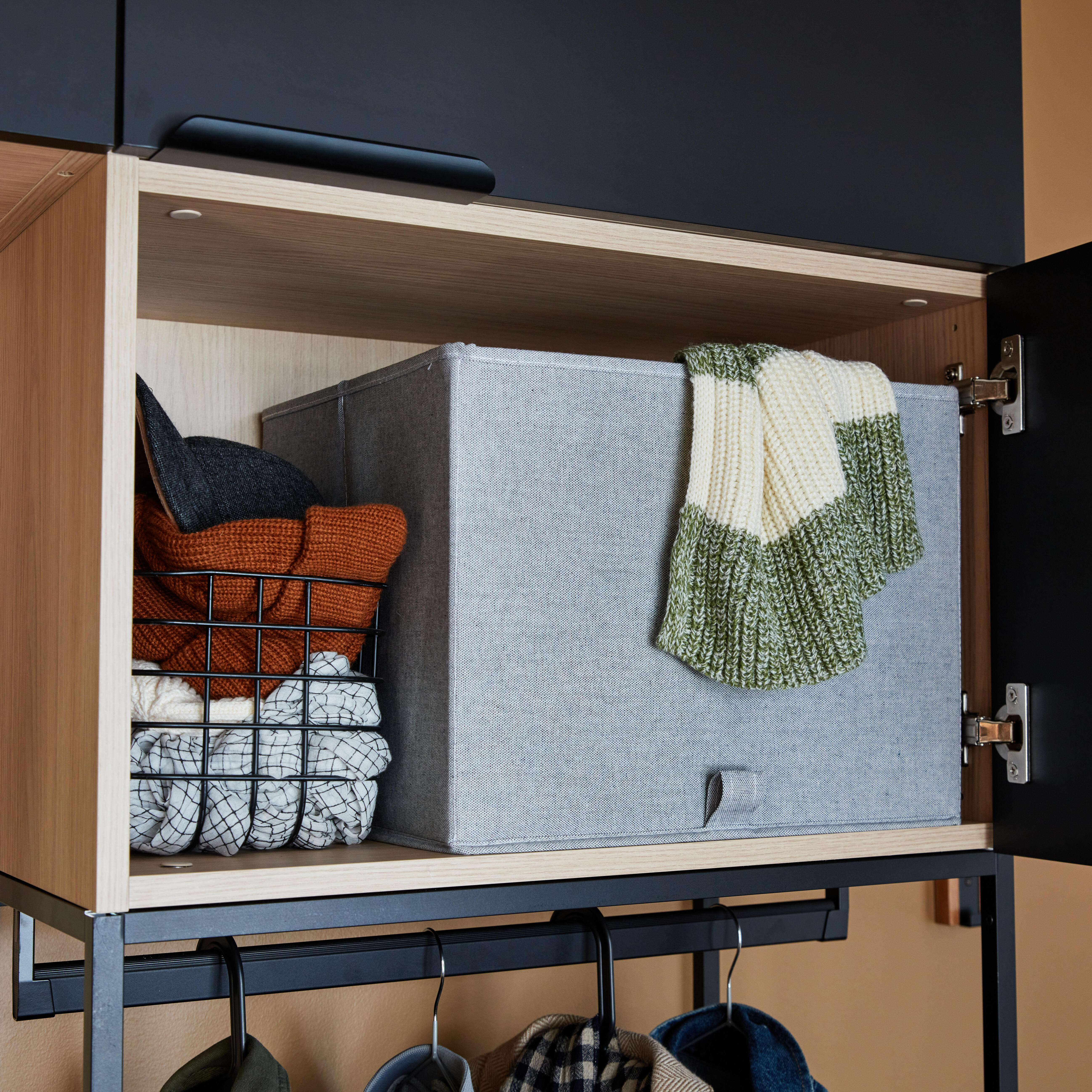 Caixa resselável cinzento 36x35x29 cm Spaceo Evo'M - 14