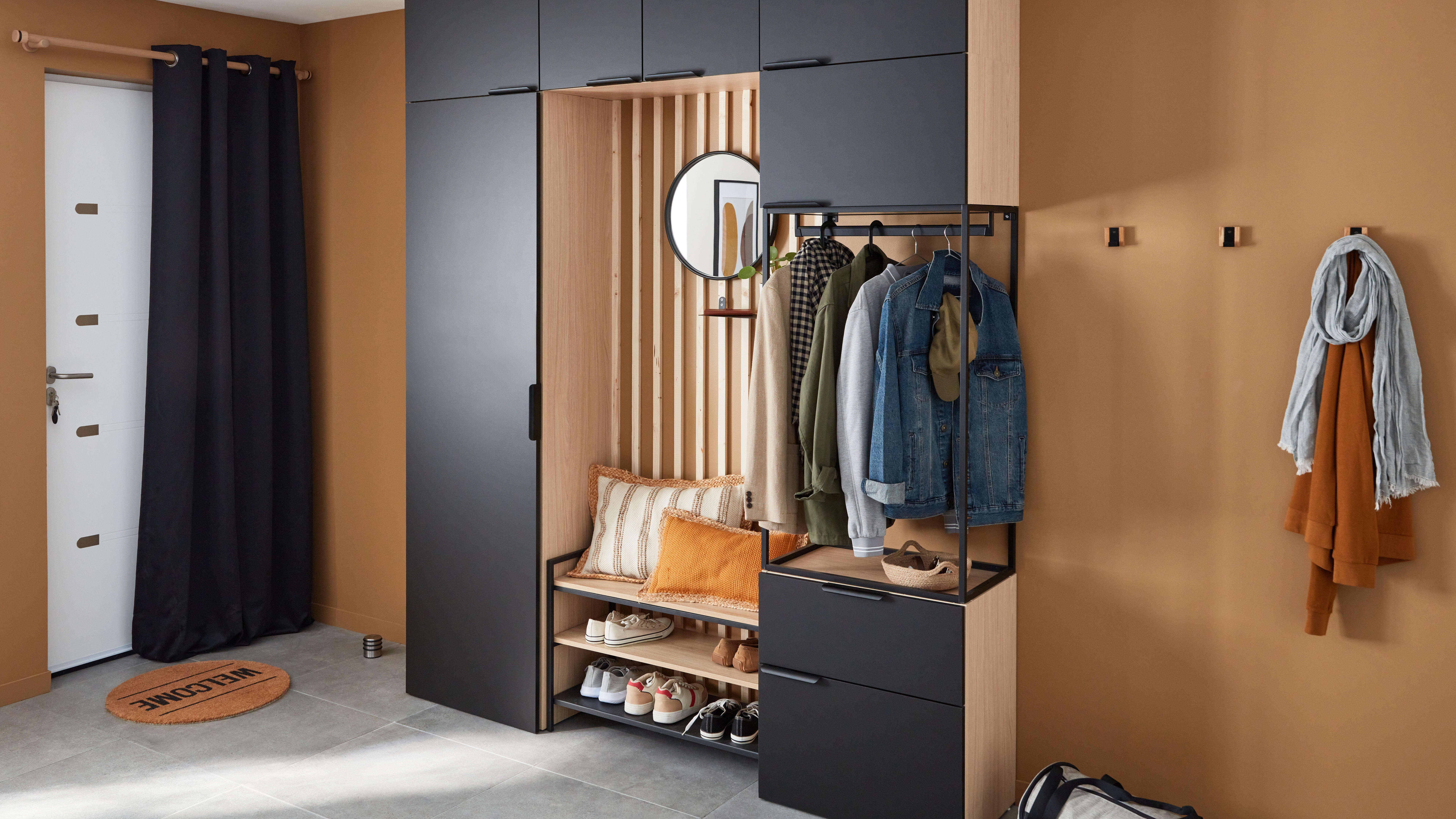 2 Puxadores preto mate 180 mm Spaceo Evo'M Oslo - 16