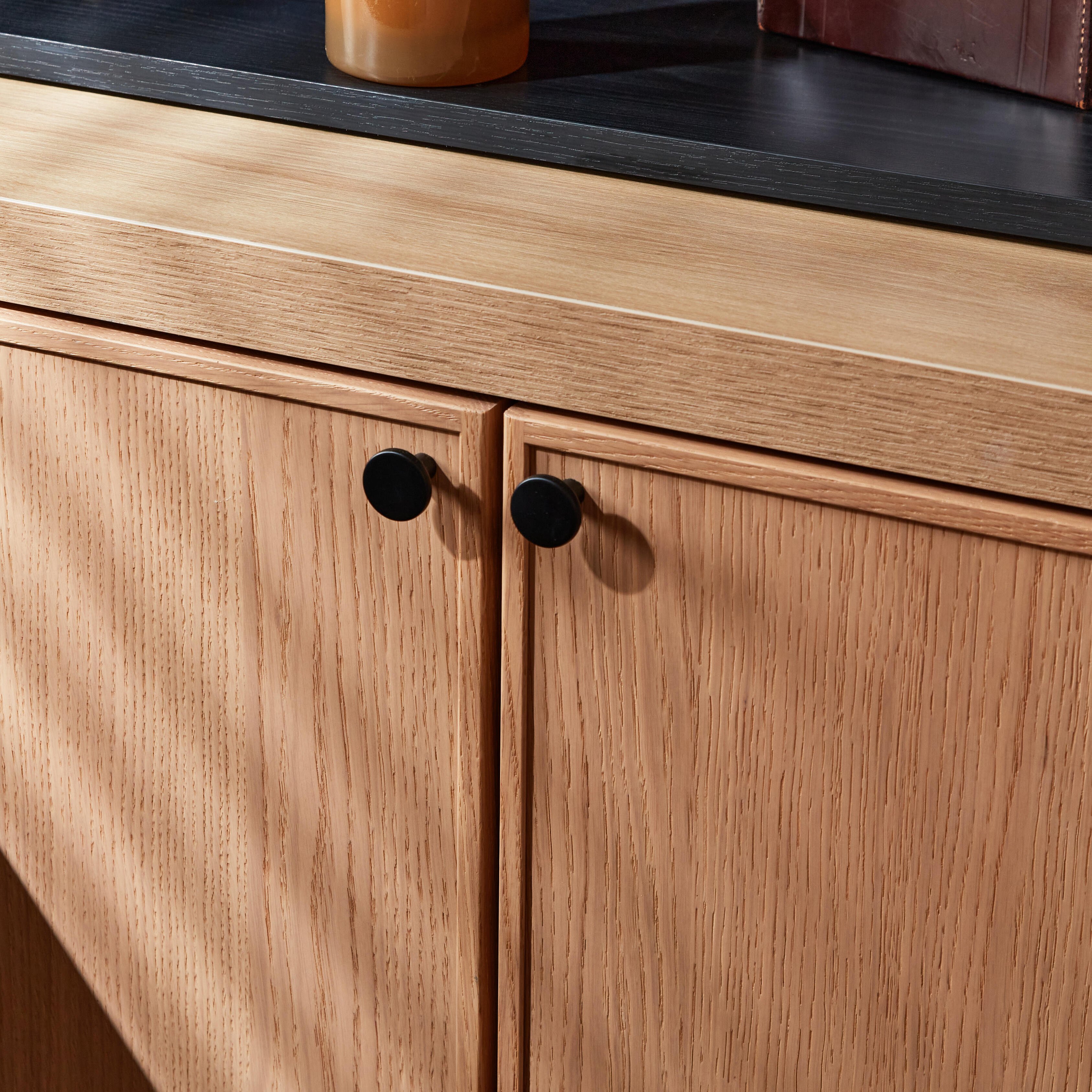 2 Puxadores preto mate 25 mm Spaceo Evo'M Benny - 10