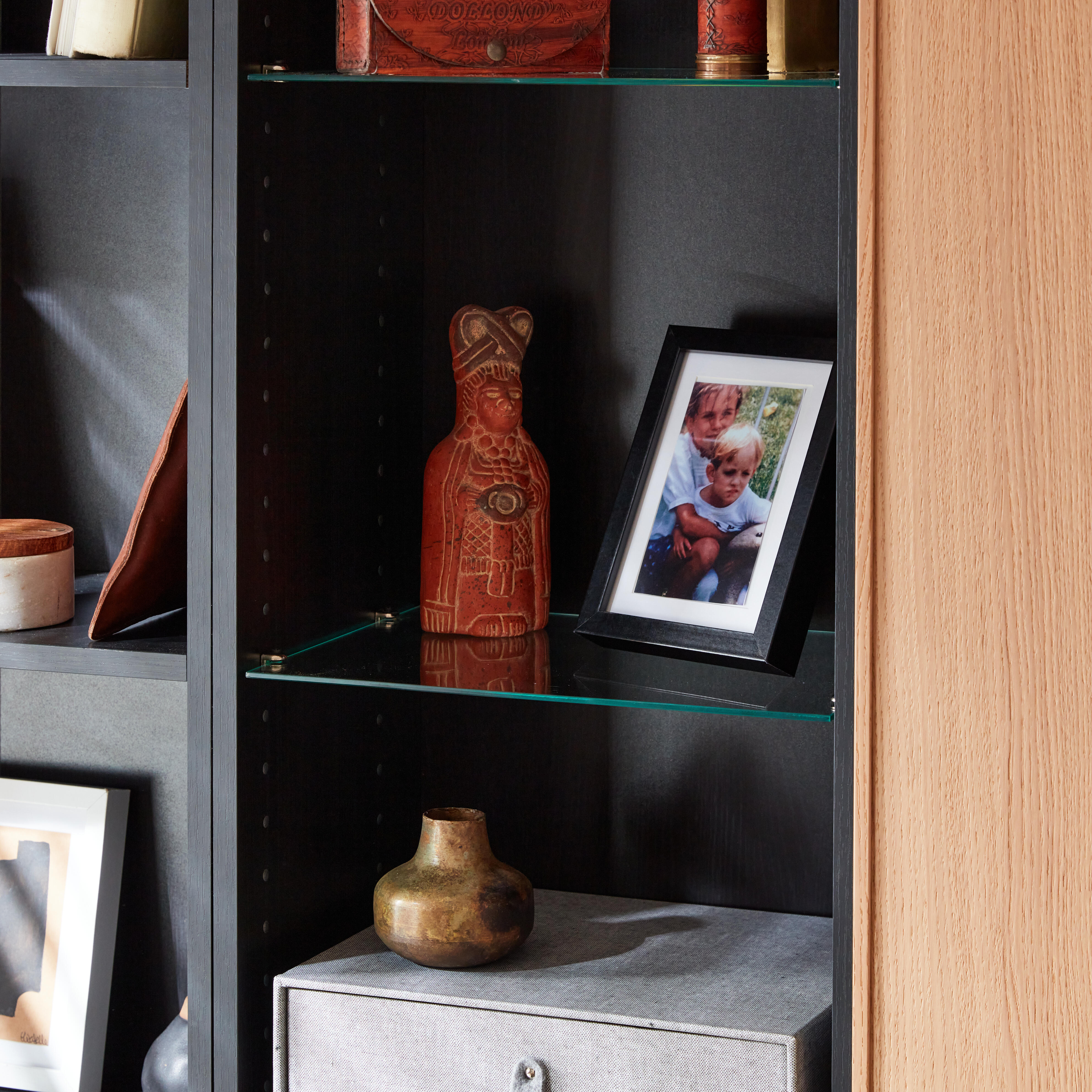 Etagère en verre SPACEO Evo'M pour caisson L.40 x P.28 cm - 2