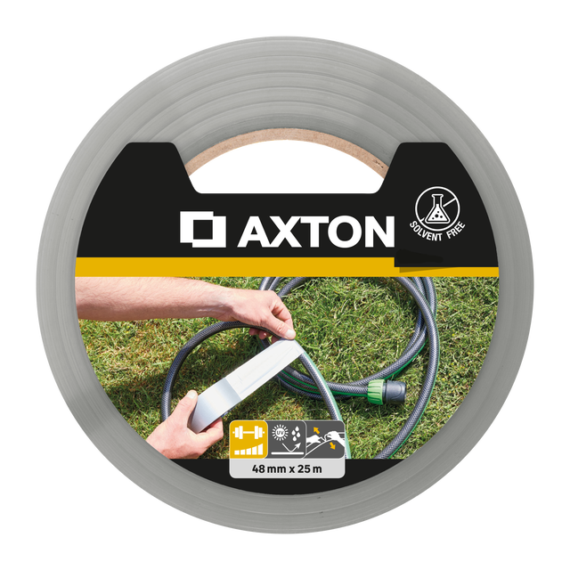 Taśma klejąca naprawcza srebrna 48 mm x 25 m Axton