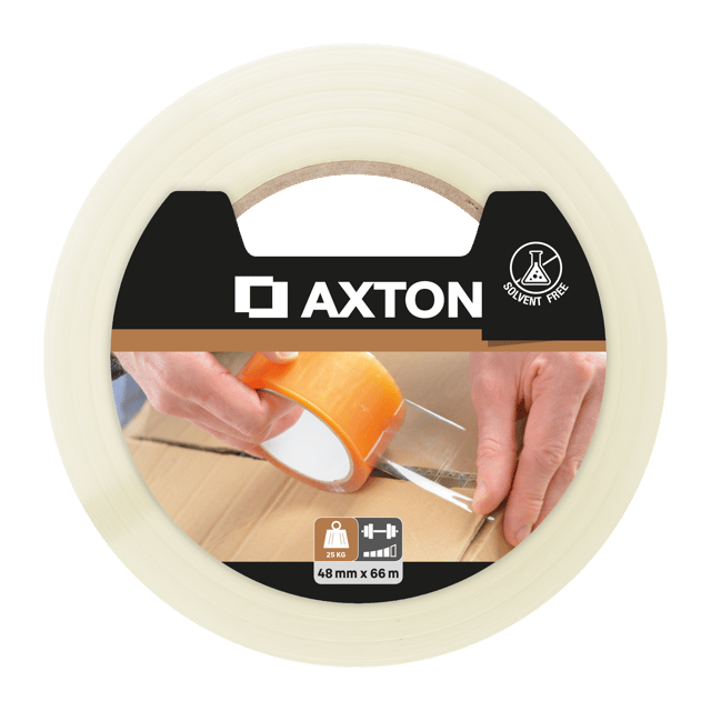 Taśma pakowa przeźroczyta 48 mm x 66 m Axton
