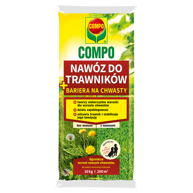 Nawóz do trawnika przeciw chwastom 10kg Compo