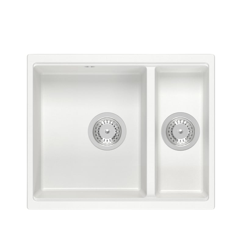 Zlewozmywak granitowy podwieszany Logan Quadron