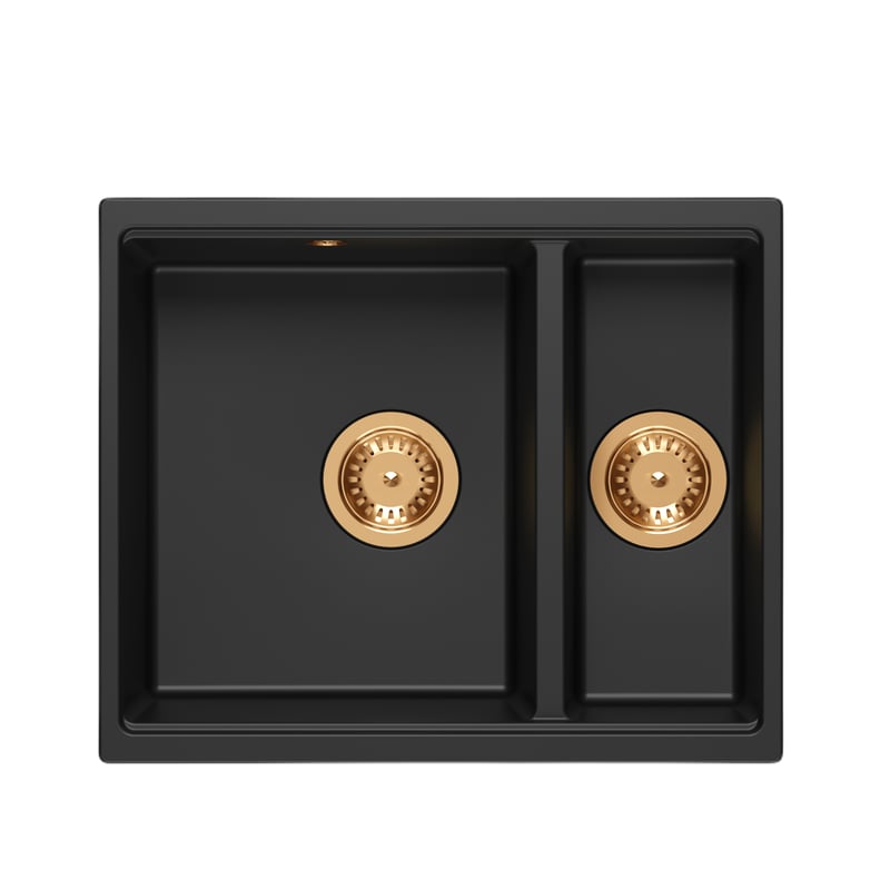 Zlewozmywak granitowy podwieszany Logan Quadron