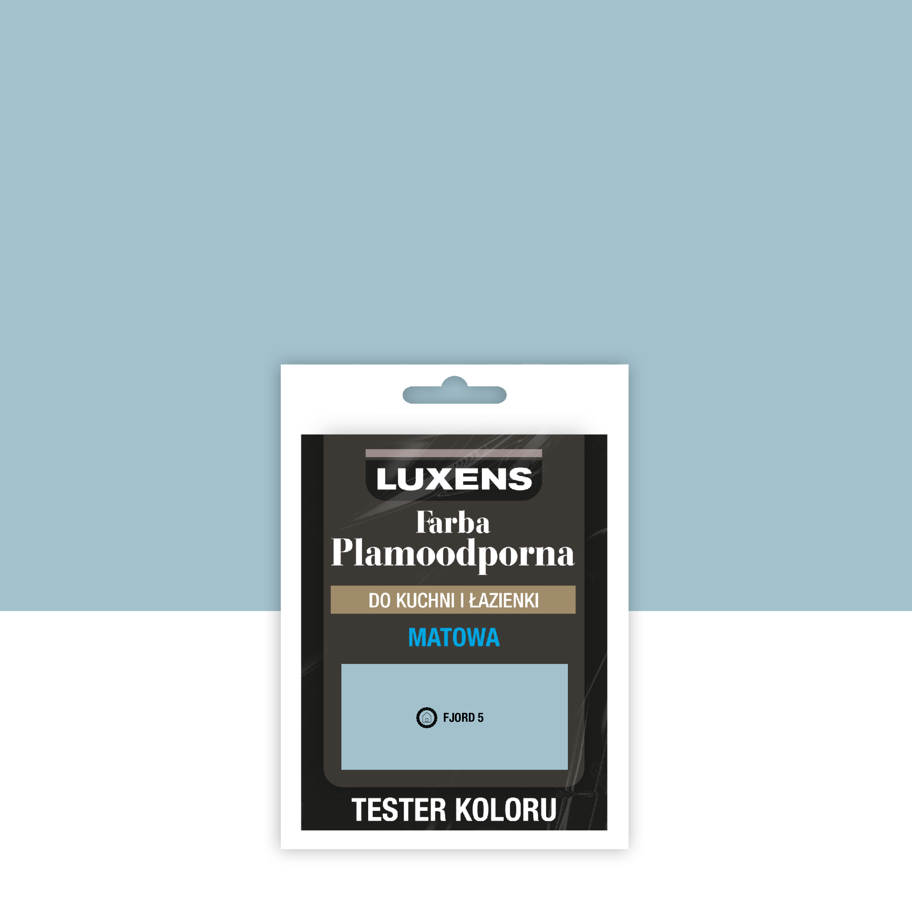Tester farby Luxens Plamoodporna do kuchni i łazienki Fjrod 5 25 ml