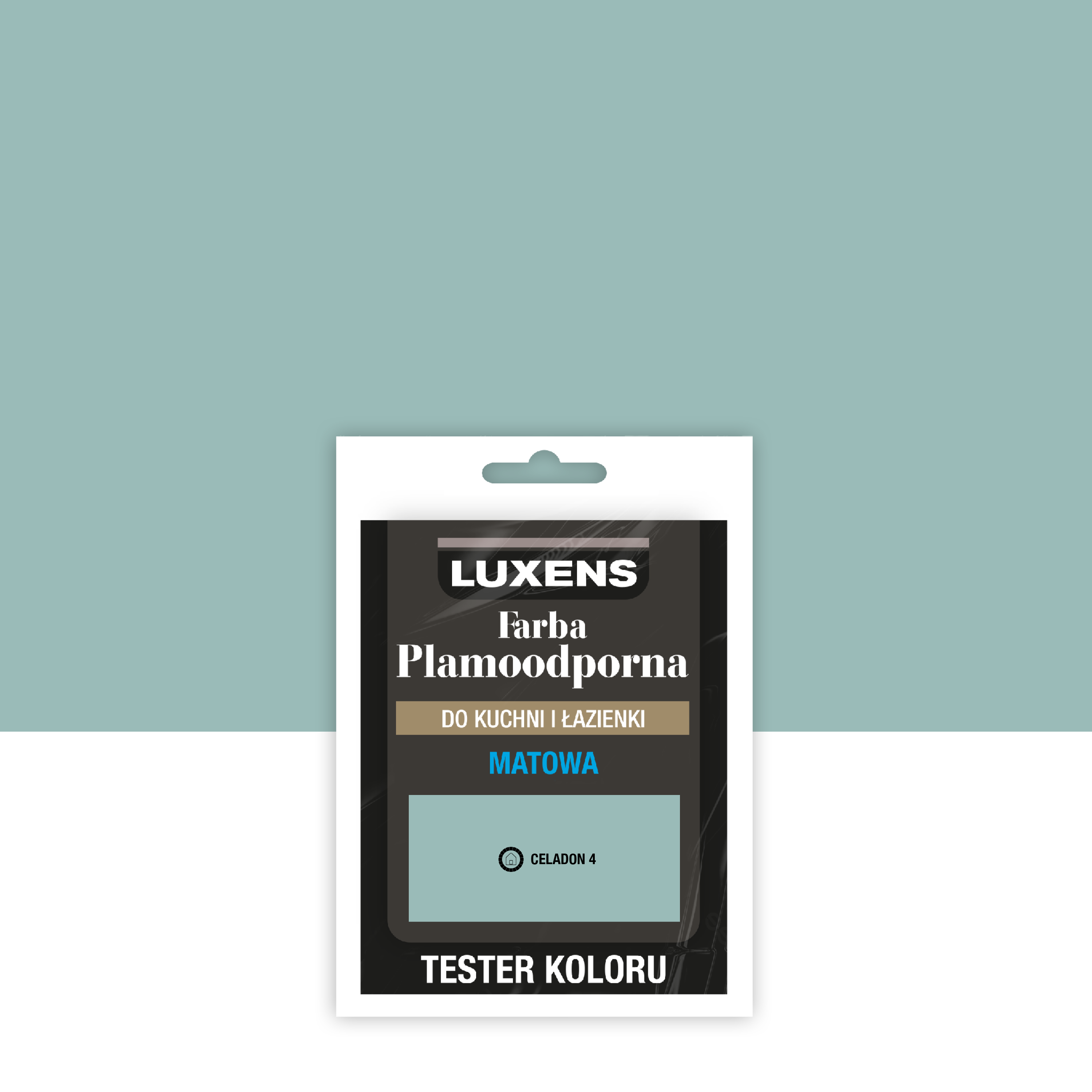 Tester farby Luxens Plamoodporna do kuchni i łazienki Celado 4 25 ml
