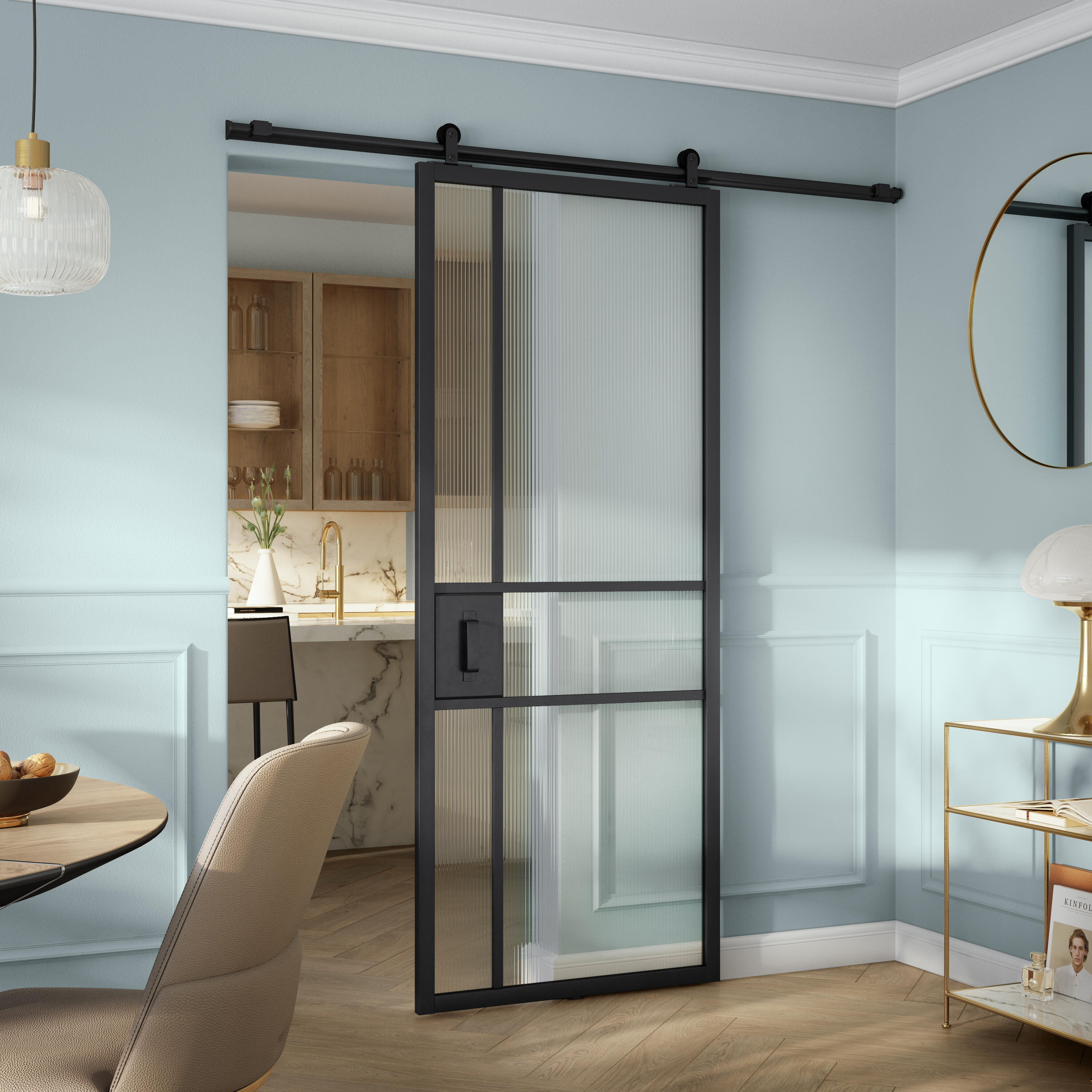 Maniglia Per Porta Scorrevole In Alluminio 205 Mm | Per Patio, Balcone E Bagno - Montaggio Universale - Foto 11